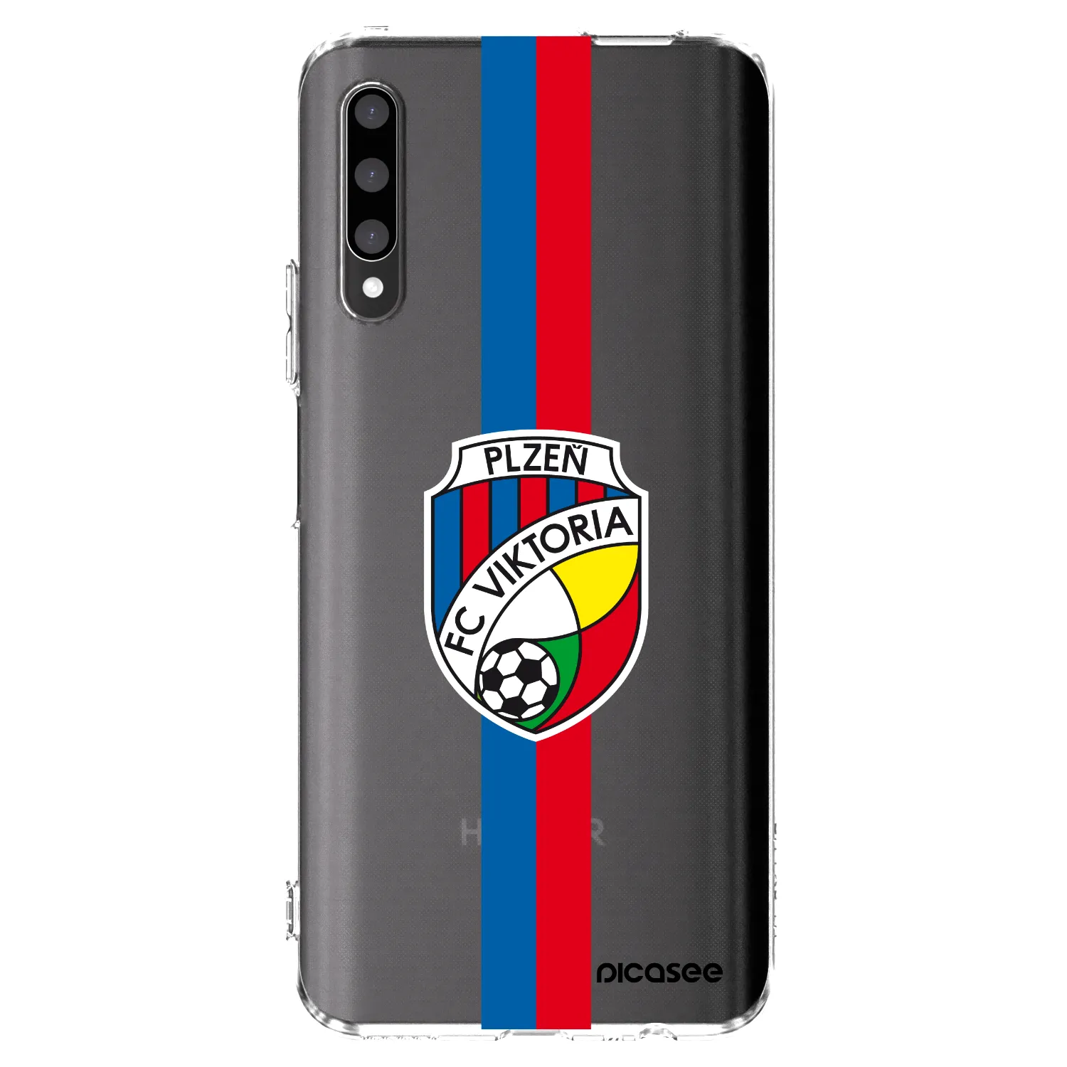 Picasee silikonový průhledný obal pro Honor 9X Pro - FC Viktoria Plzeň H