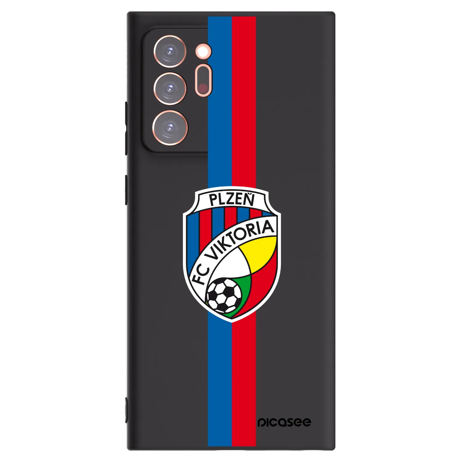 Picasee silikonový černý obal pro Samsung Galaxy Note 20 Ultra - FC Viktoria Plzeň H