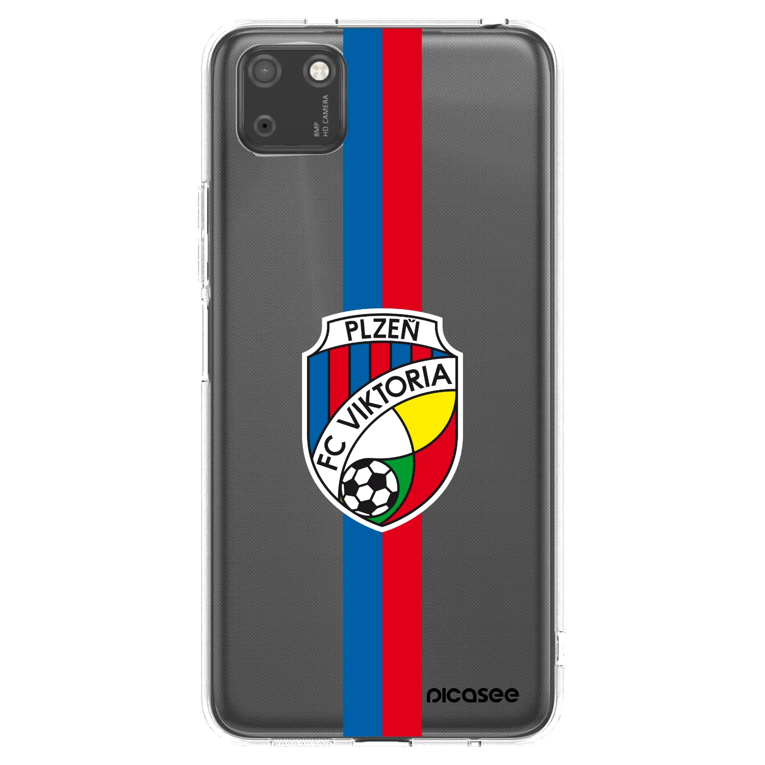 Picasee silikonový průhledný obal pro Huawei Y5P - FC Viktoria Plzeň H