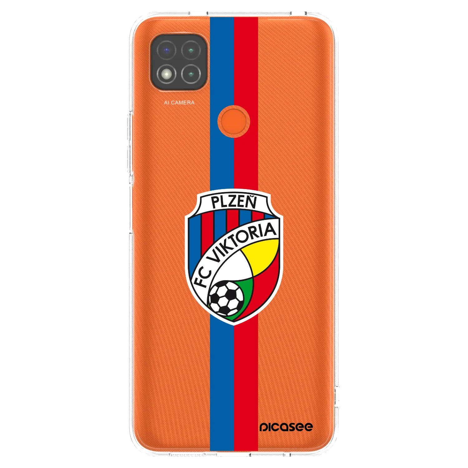 Picasee silikonový průhledný obal pro Xiaomi Redmi 9C - FC Viktoria Plzeň H