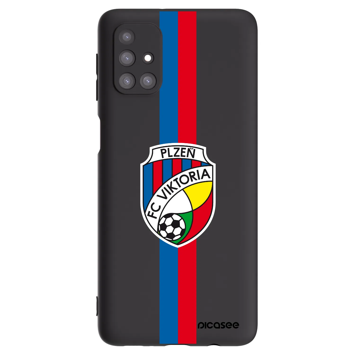 Picasee silikonový černý obal pro Samsung Galaxy M31s - FC Viktoria Plzeň H