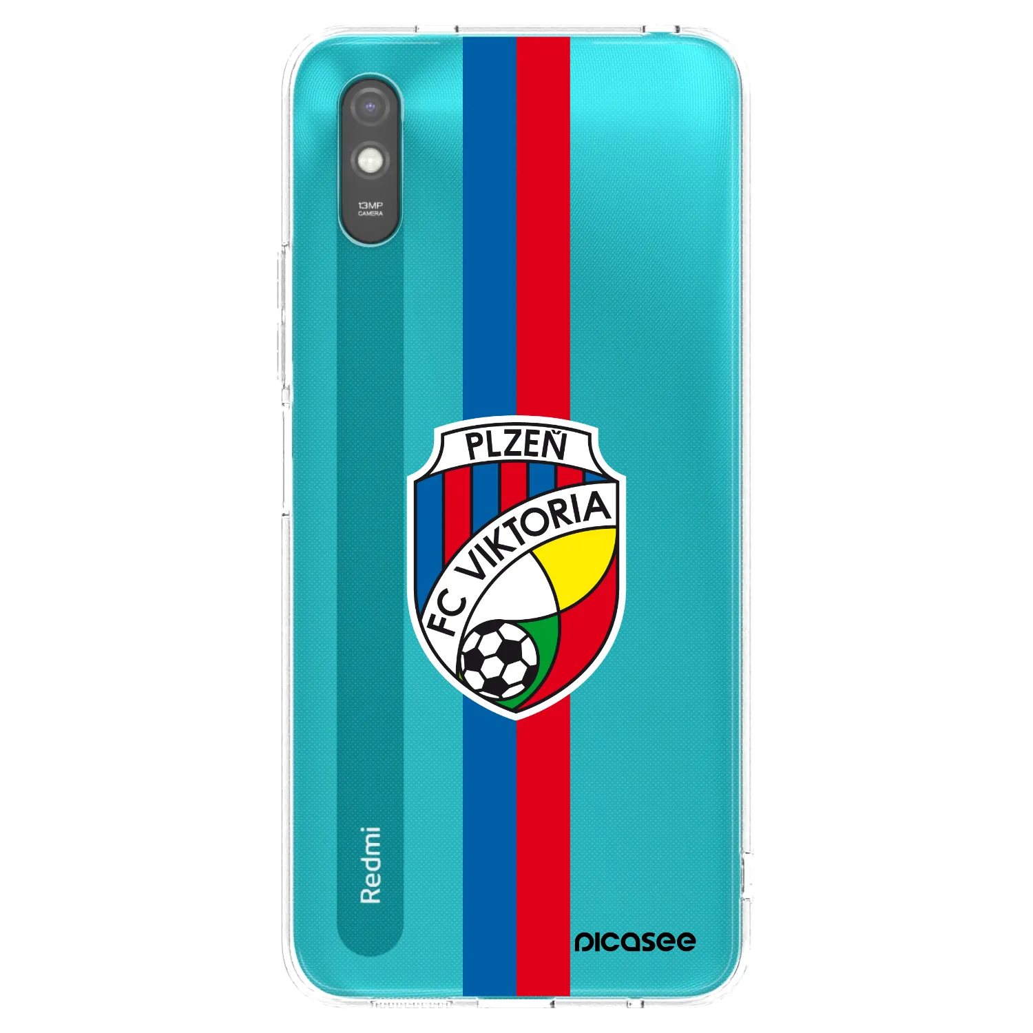 Picasee silikonový černý obal pro Xiaomi Redmi 9A - FC Viktoria Plzeň H