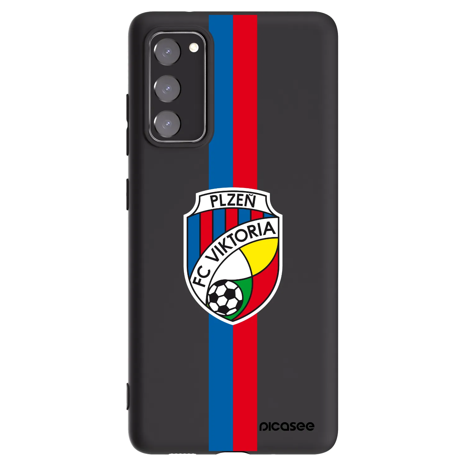 Picasee silikonový černý obal pro Samsung Galaxy S20 FE - FC Viktoria Plzeň H