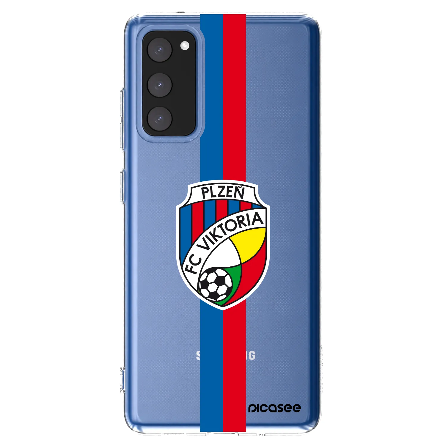 Picasee silikonový průhledný obal pro Samsung Galaxy S20 FE - FC Viktoria Plzeň H