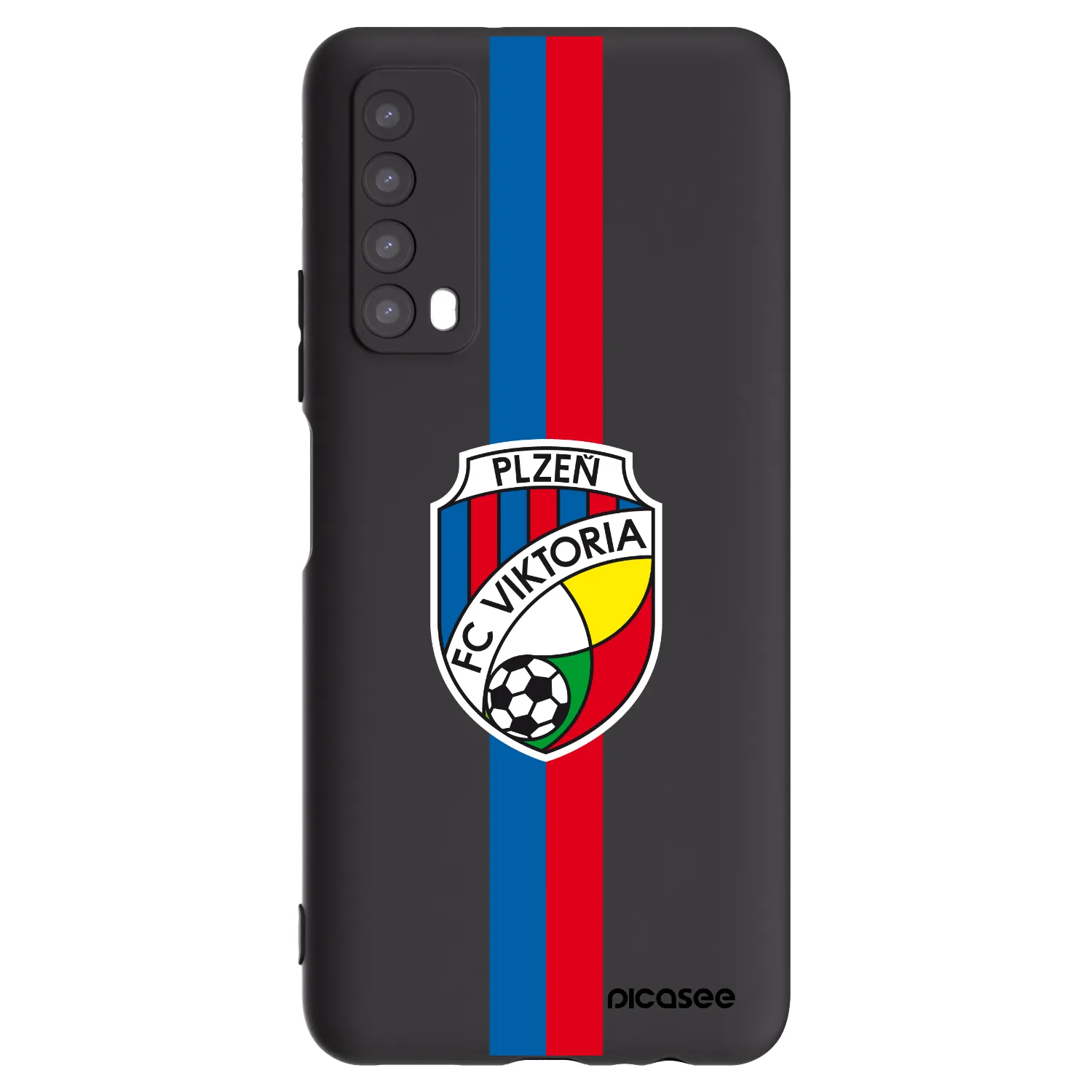 Picasee silikonový černý obal pro Huawei P Smart 2021 - FC Viktoria Plzeň H