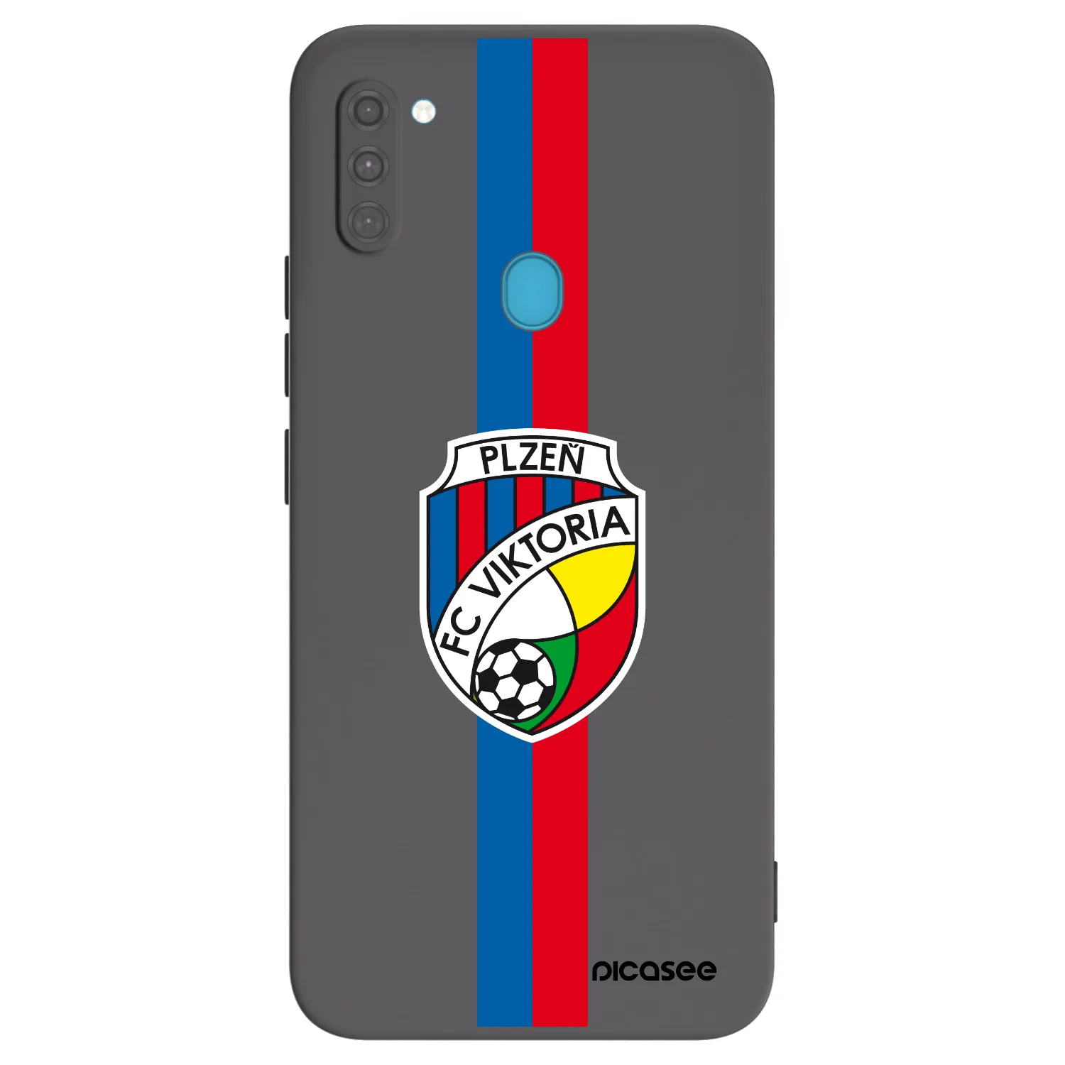 Picasee silikonový černý obal pro Samsung Galaxy M11 - FC Viktoria Plzeň H