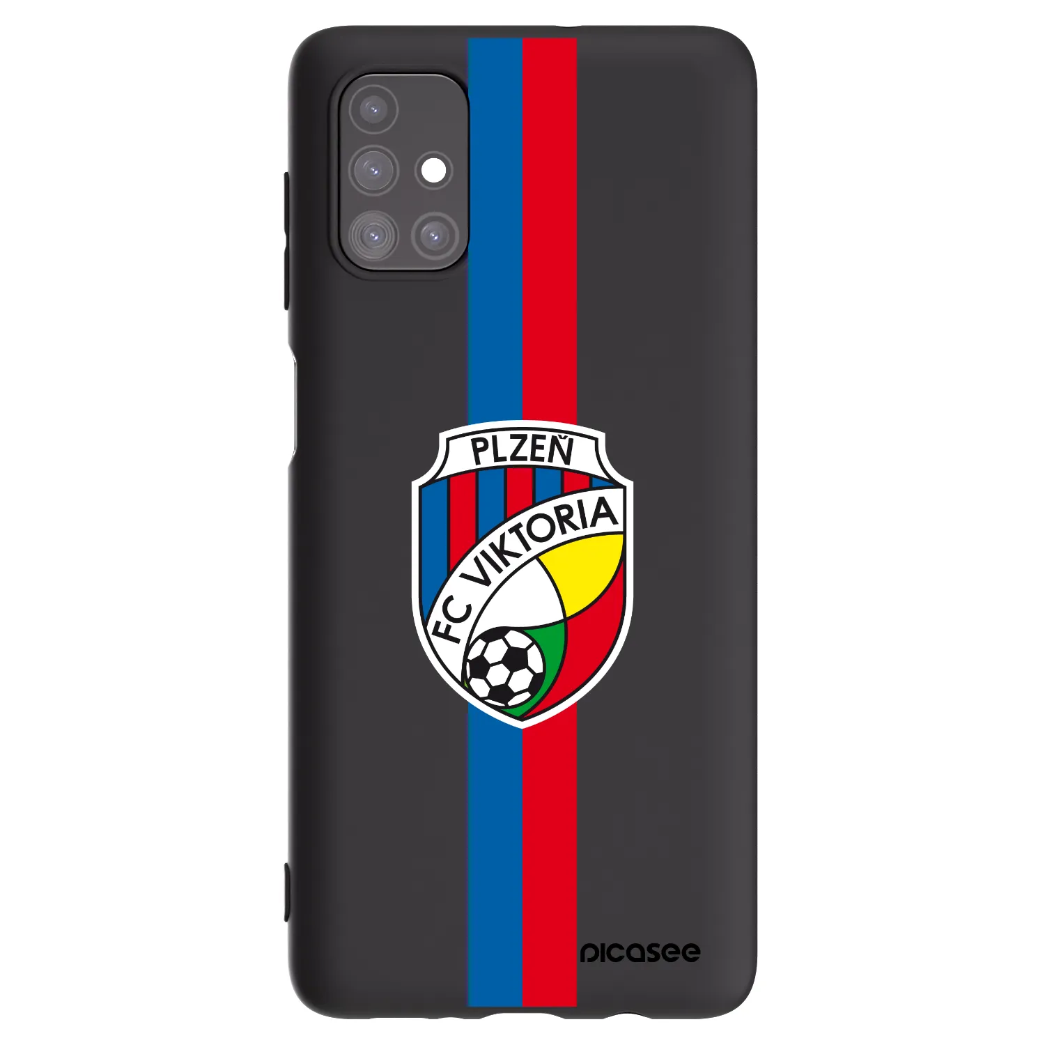 Picasee silikonový černý obal pro Samsung Galaxy M51 M515F - FC Viktoria Plzeň H