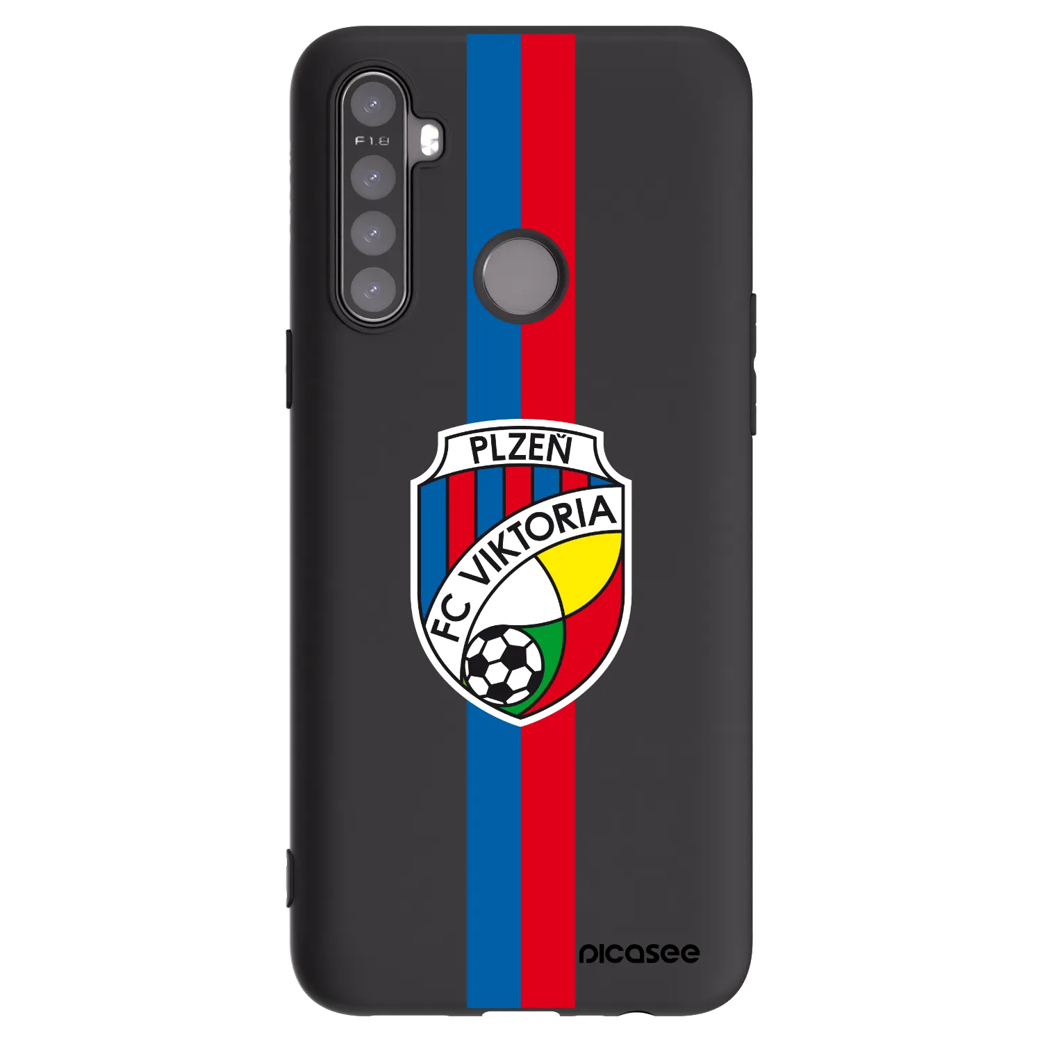 Picasee silikonový černý obal pro Realme 6i - FC Viktoria Plzeň H