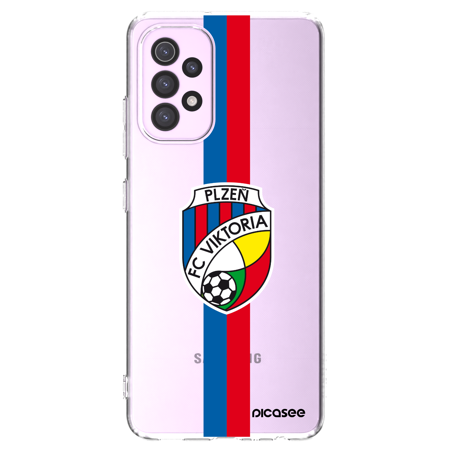 Picasee silikonový průhledný obal pro Samsung Galaxy A32 5G A326B - FC Viktoria Plzeň H