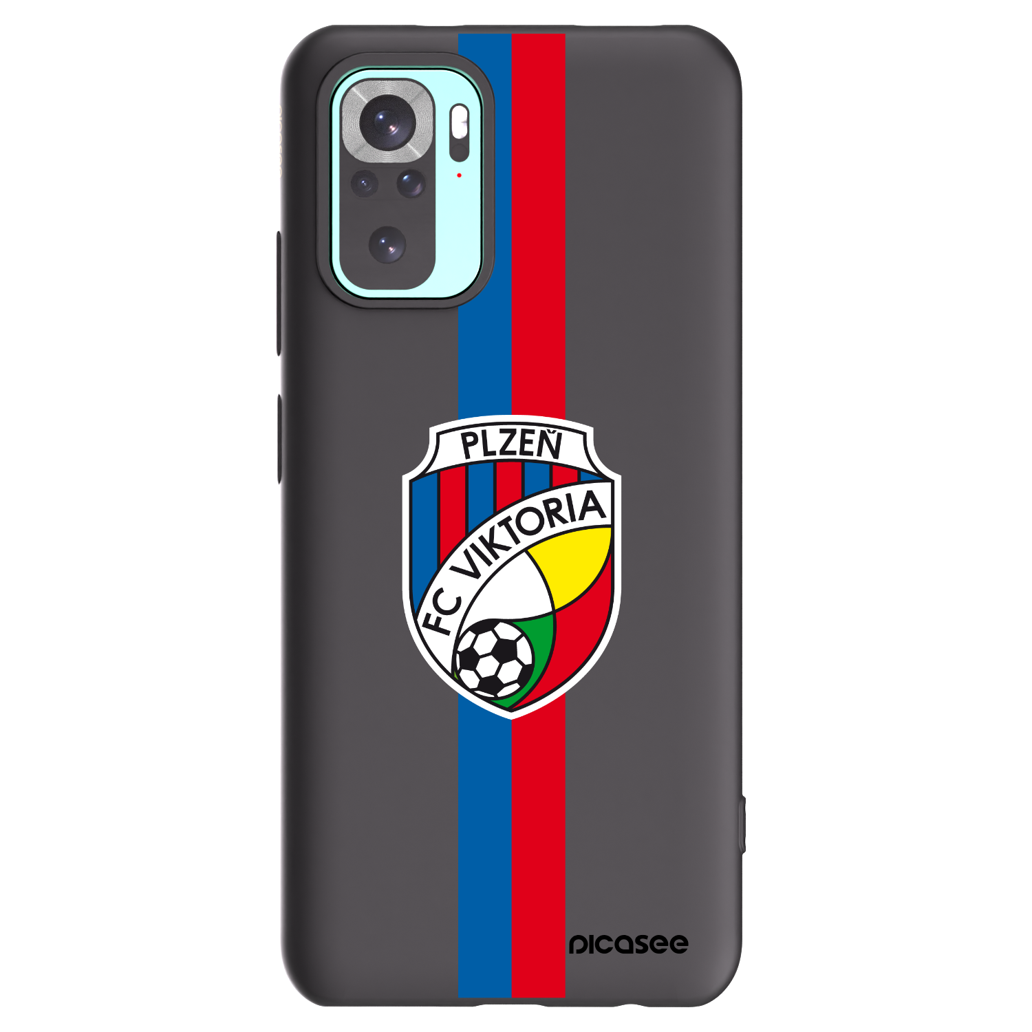 Picasee silikonový černý obal pro Xiaomi Redmi Note 10 Pro - FC Viktoria Plzeň H