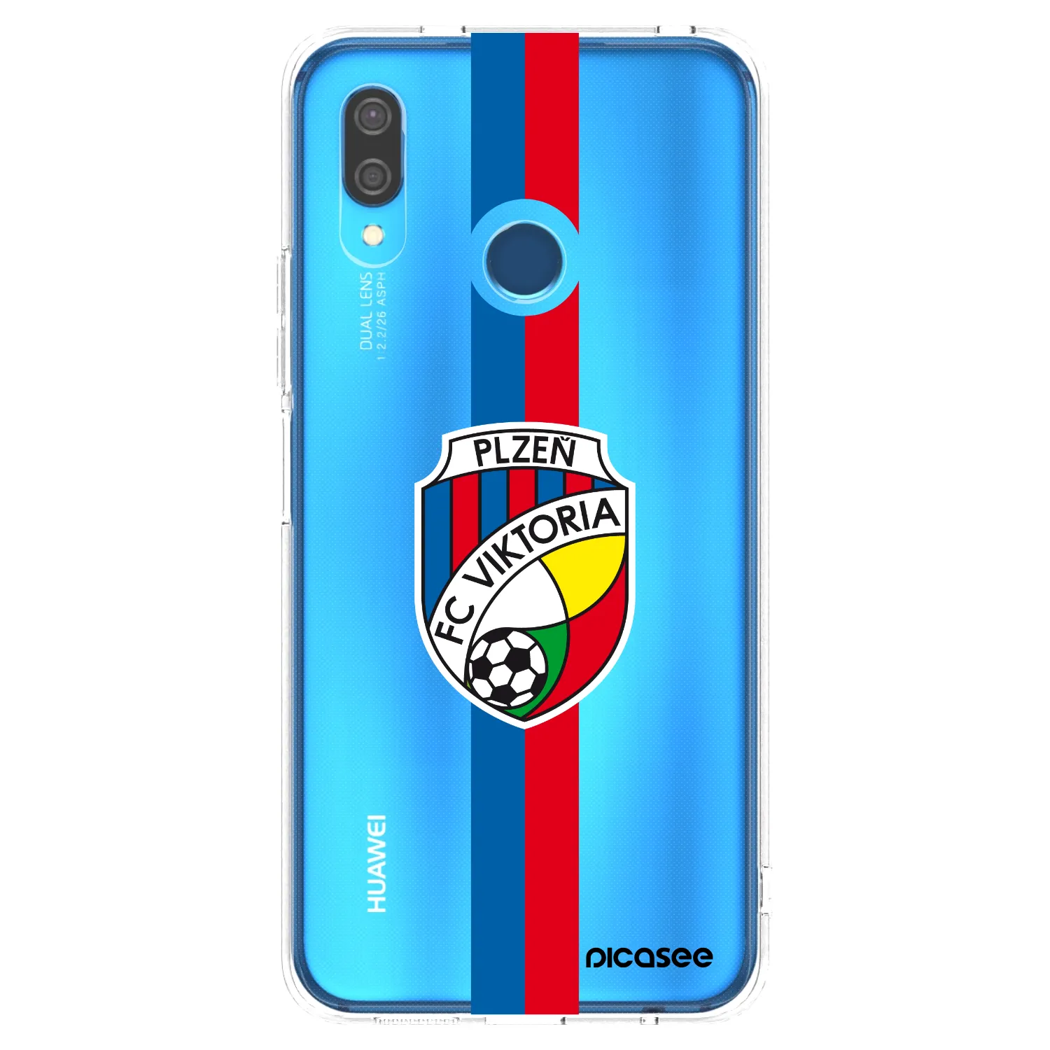 Picasee silikonový průhledný obal pro Huawei P20 Lite - FC Viktoria Plzeň H