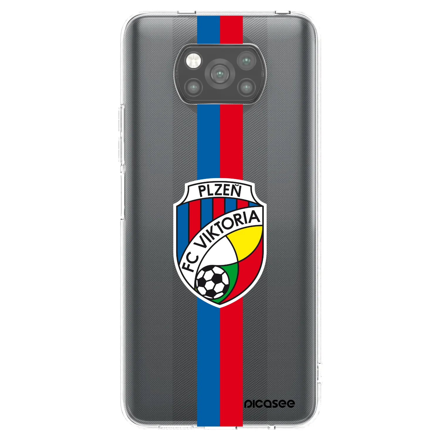 Picasee silikonový černý obal pro Xiaomi Poco X3 Pro - FC Viktoria Plzeň H
