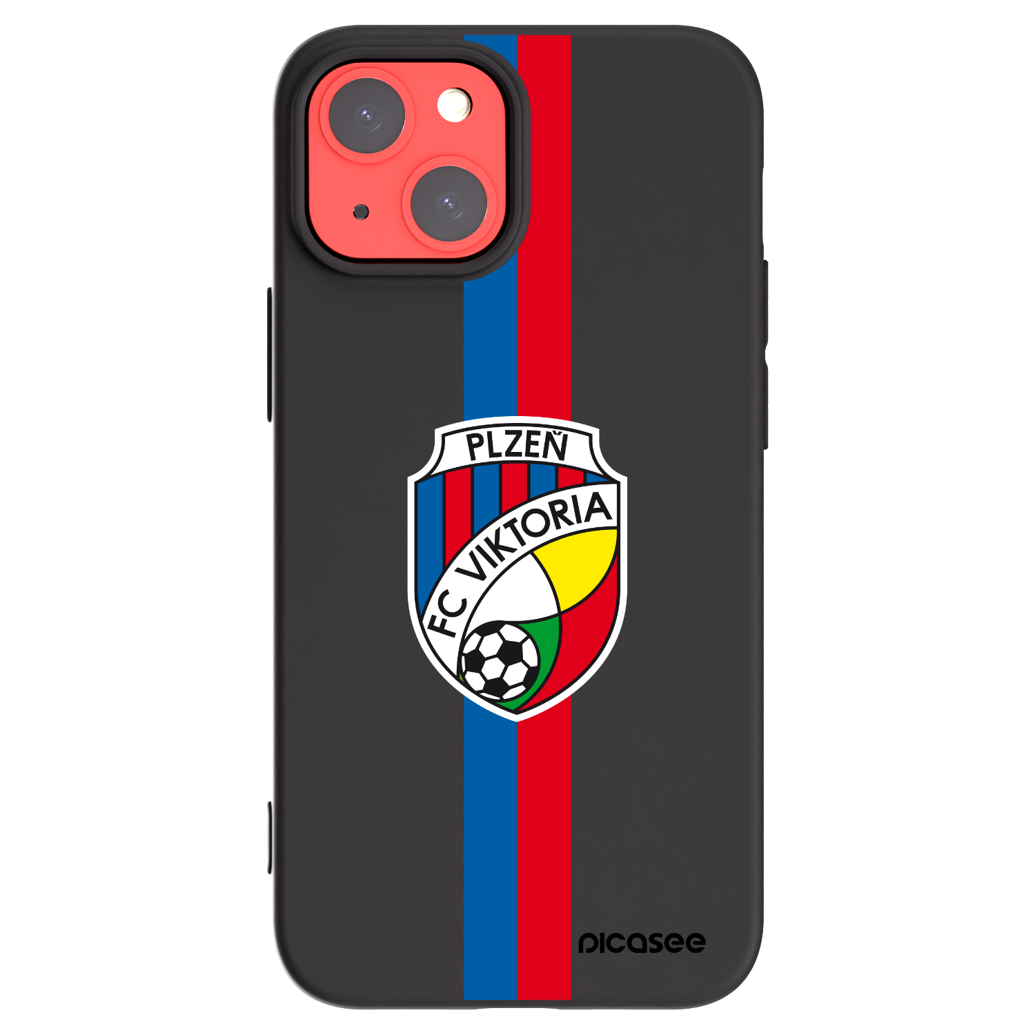 Picasee silikonový černý obal pro Apple iPhone 13 mini - FC Viktoria Plzeň H