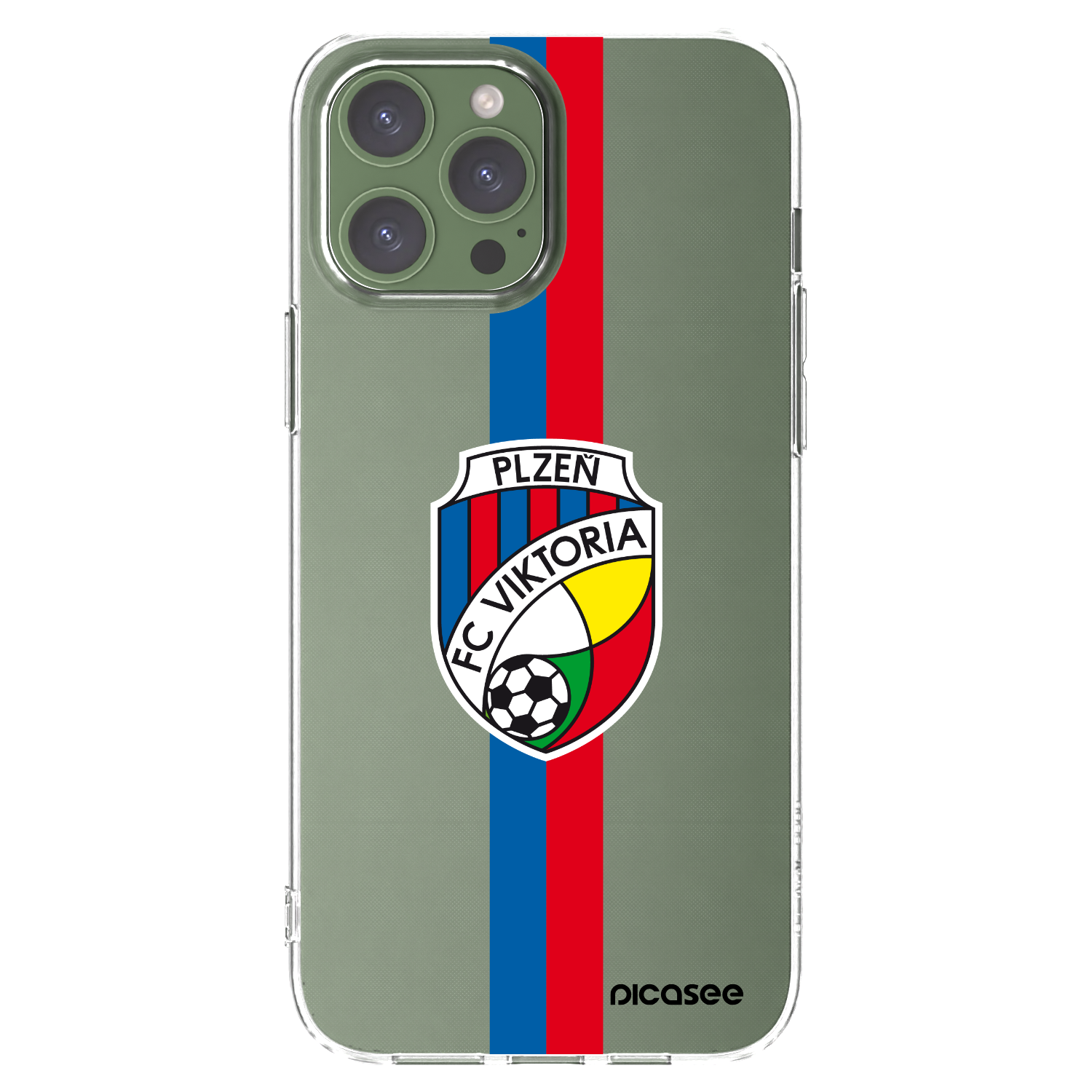 Picasee silikonový průhledný obal pro Apple iPhone 13 Pro Max - FC Viktoria Plzeň H