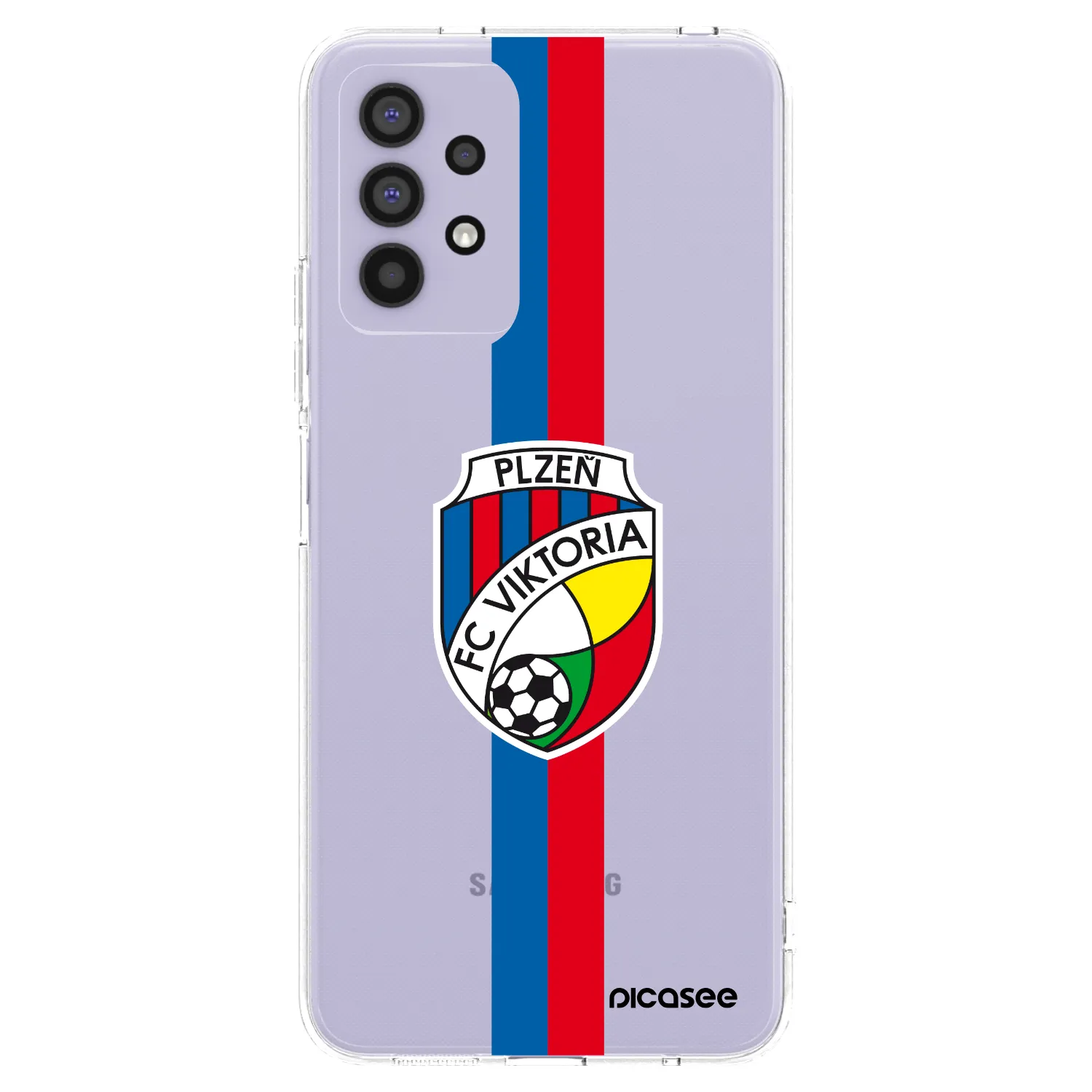 Picasee silikonový průhledný obal pro Samsung Galaxy A32 4G SM-A325F - FC Viktoria Plzeň H