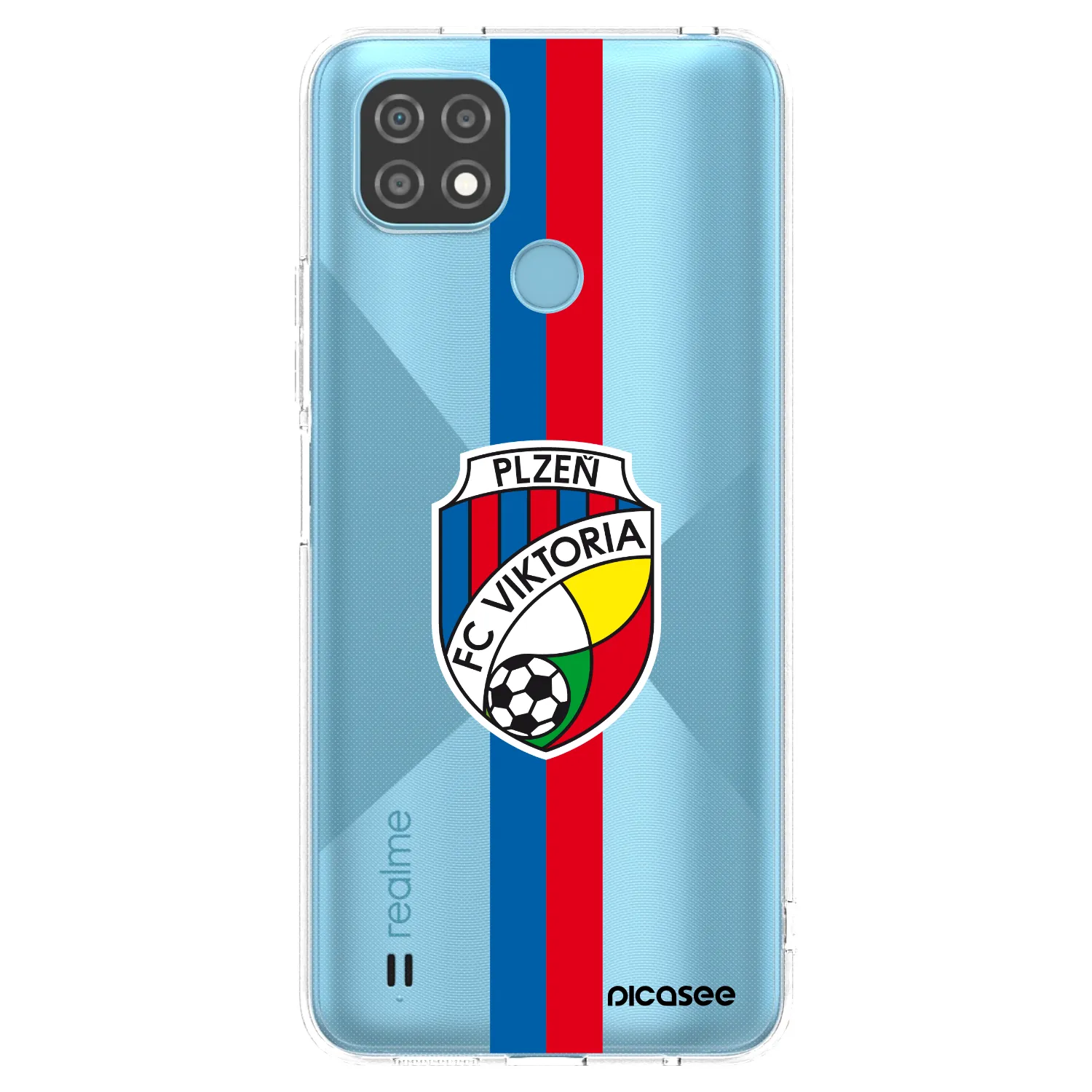Picasee silikonový průhledný obal pro Realme C21 - FC Viktoria Plzeň H