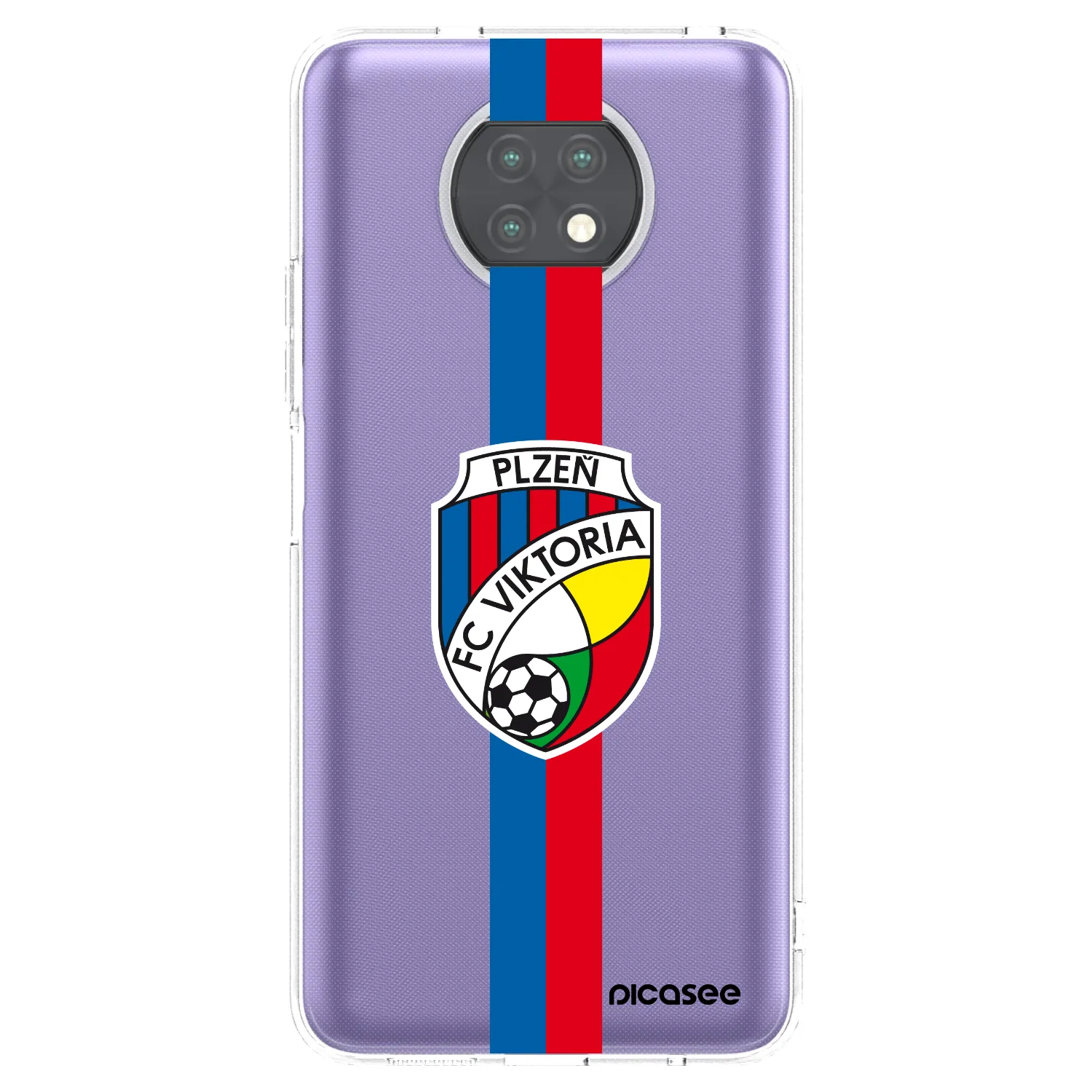 Picasee silikonový průhledný obal pro Xiaomi Redmi Note 9T - FC Viktoria Plzeň H