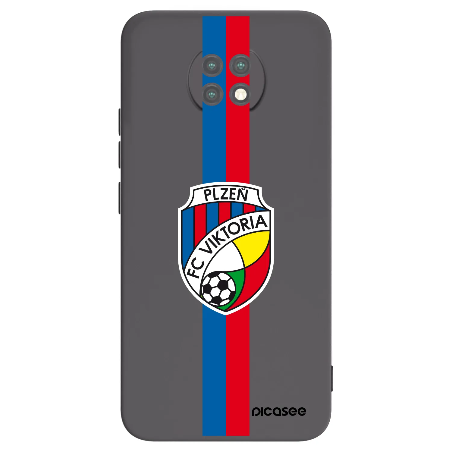 Picasee silikonový černý obal pro Xiaomi Redmi Note 9T - FC Viktoria Plzeň H