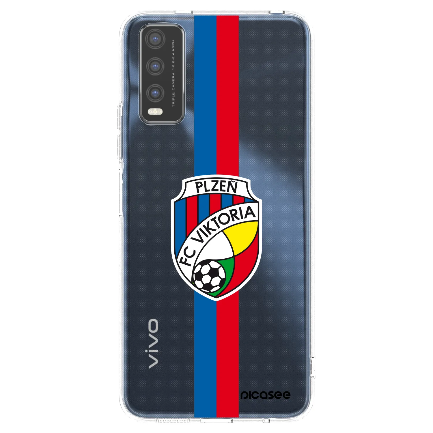 Picasee silikonový průhledný obal pro Vivo Y20s - FC Viktoria Plzeň H