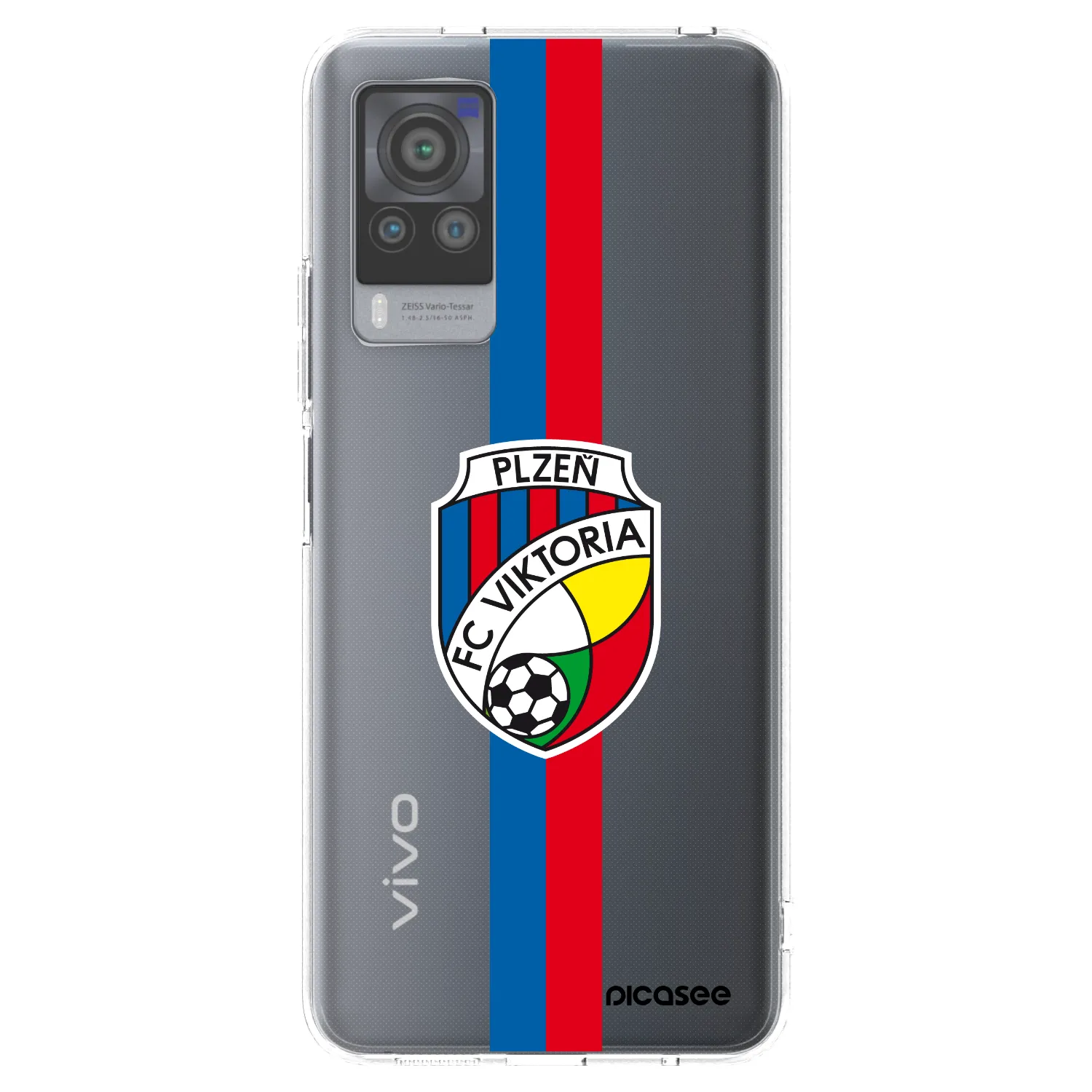 Picasee silikonový průhledný obal pro Vivo X60 Pro 5G - FC Viktoria Plzeň H