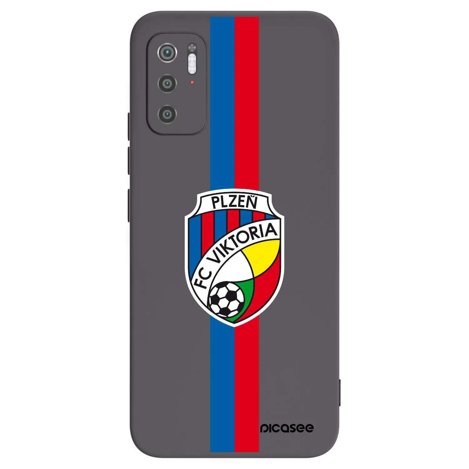 Picasee silikonový černý obal pro Xiaomi Poco M3 Pro 5G - FC Viktoria Plzeň H