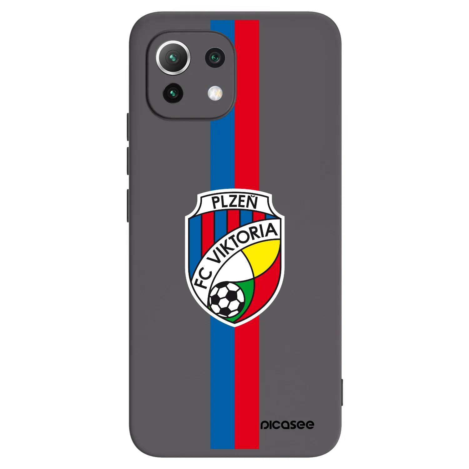 Picasee silikonový černý obal pro Xiaomi 11 Lite 5G NE - FC Viktoria Plzeň H