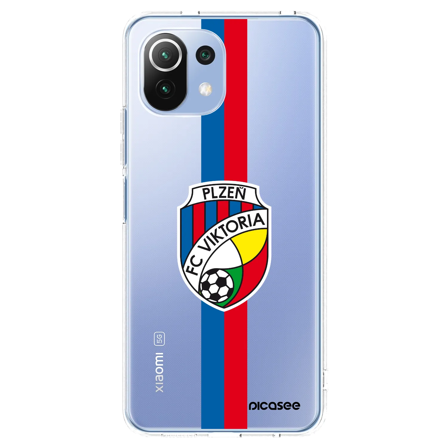 Picasee silikonový průhledný obal pro Xiaomi 11 Lite 5G NE - FC Viktoria Plzeň H