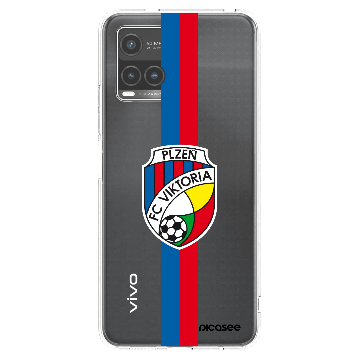 Picasee silikonový průhledný obal pro Vivo Y33s - FC Viktoria Plzeň H