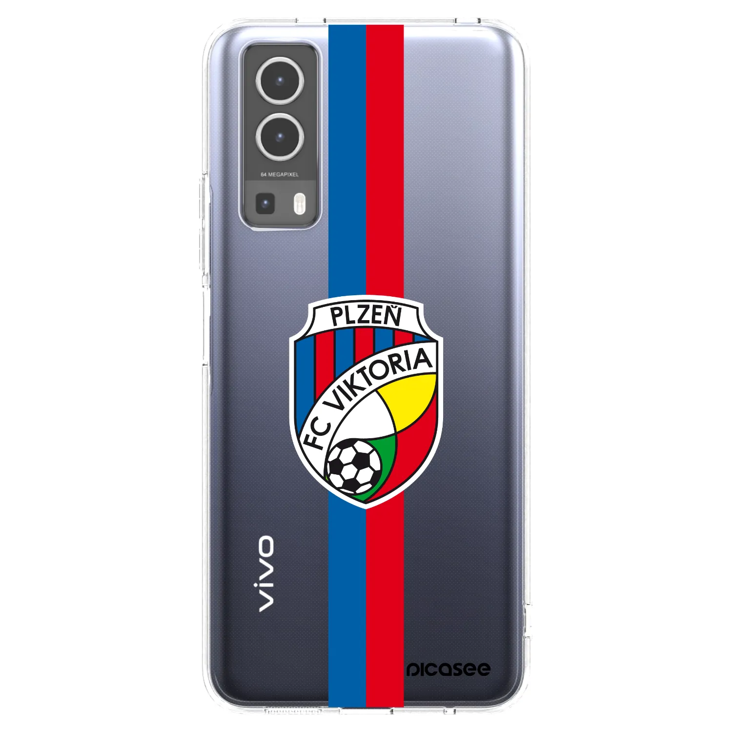 Picasee silikonový průhledný obal pro Vivo Y72 5G - FC Viktoria Plzeň H