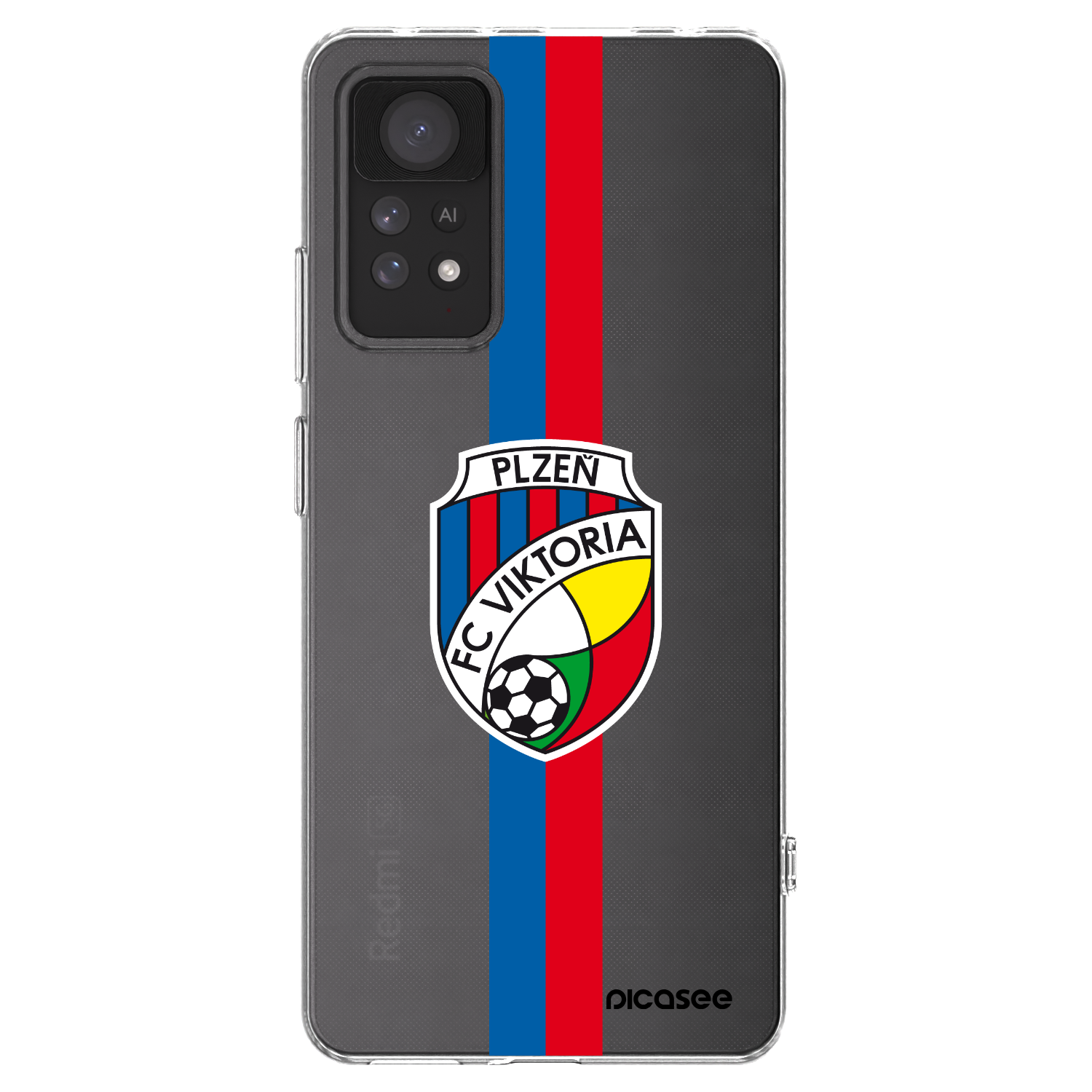 Picasee silikonový průhledný obal pro Xiaomi Redmi Note 11 Pro - FC Viktoria Plzeň H