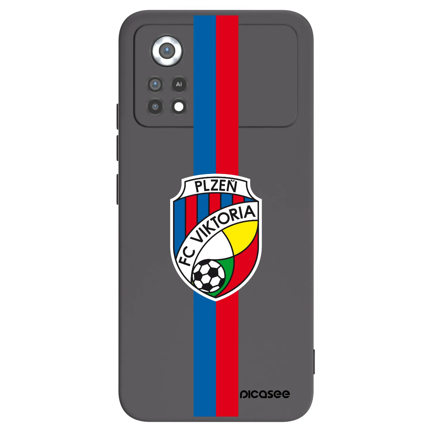 Picasee silikonový černý obal pro Xiaomi Poco X4 Pro 5G - FC Viktoria Plzeň H