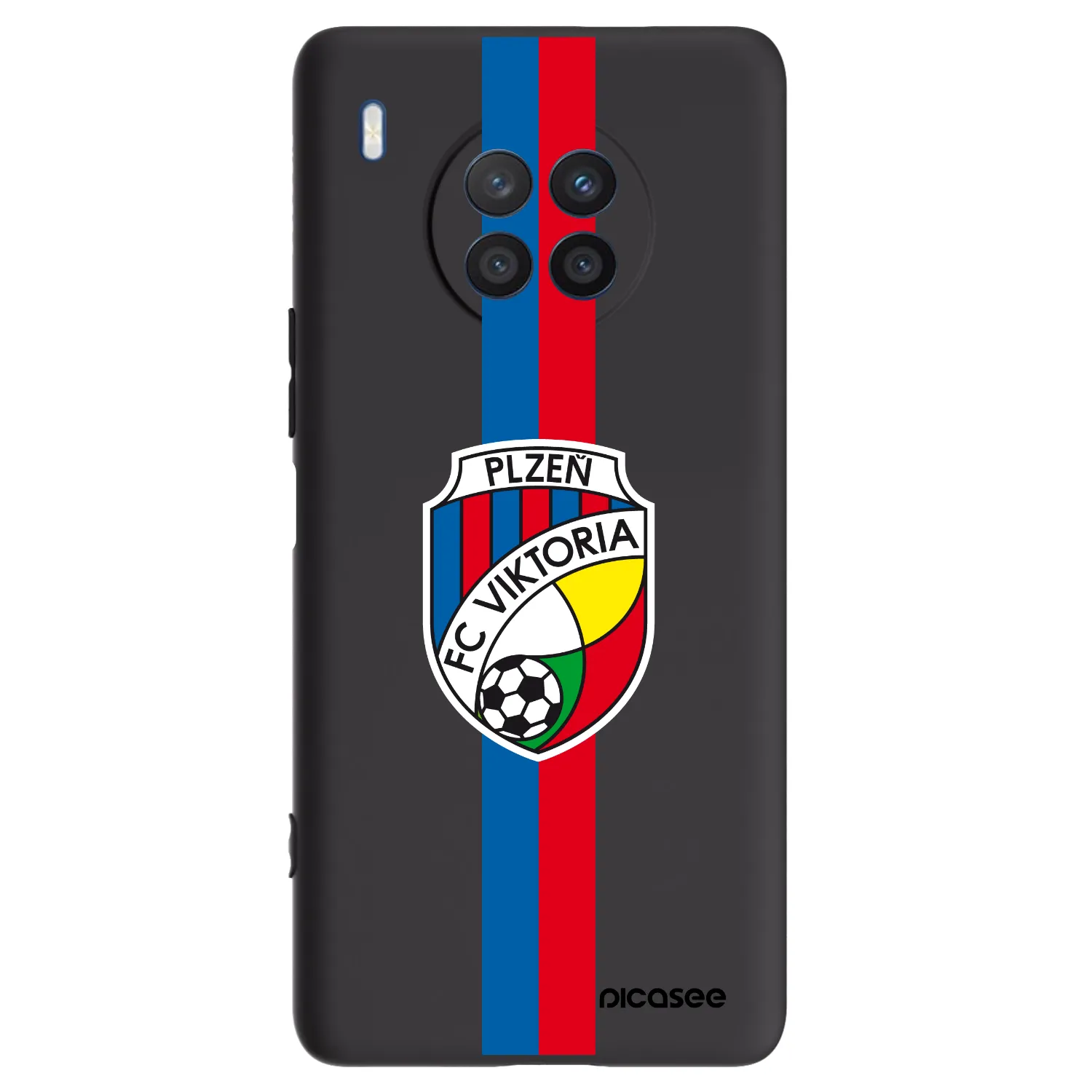 Picasee silikonový černý obal pro Honor 50 Lite - FC Viktoria Plzeň H