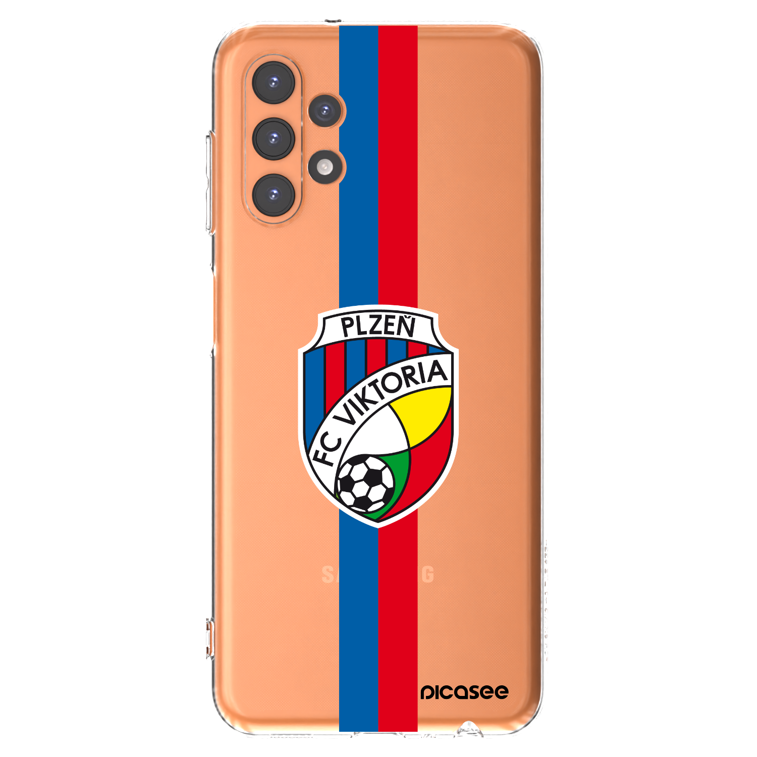 Picasee silikonový průhledný obal pro Samsung Galaxy A13 4G A135 - FC Viktoria Plzeň H
