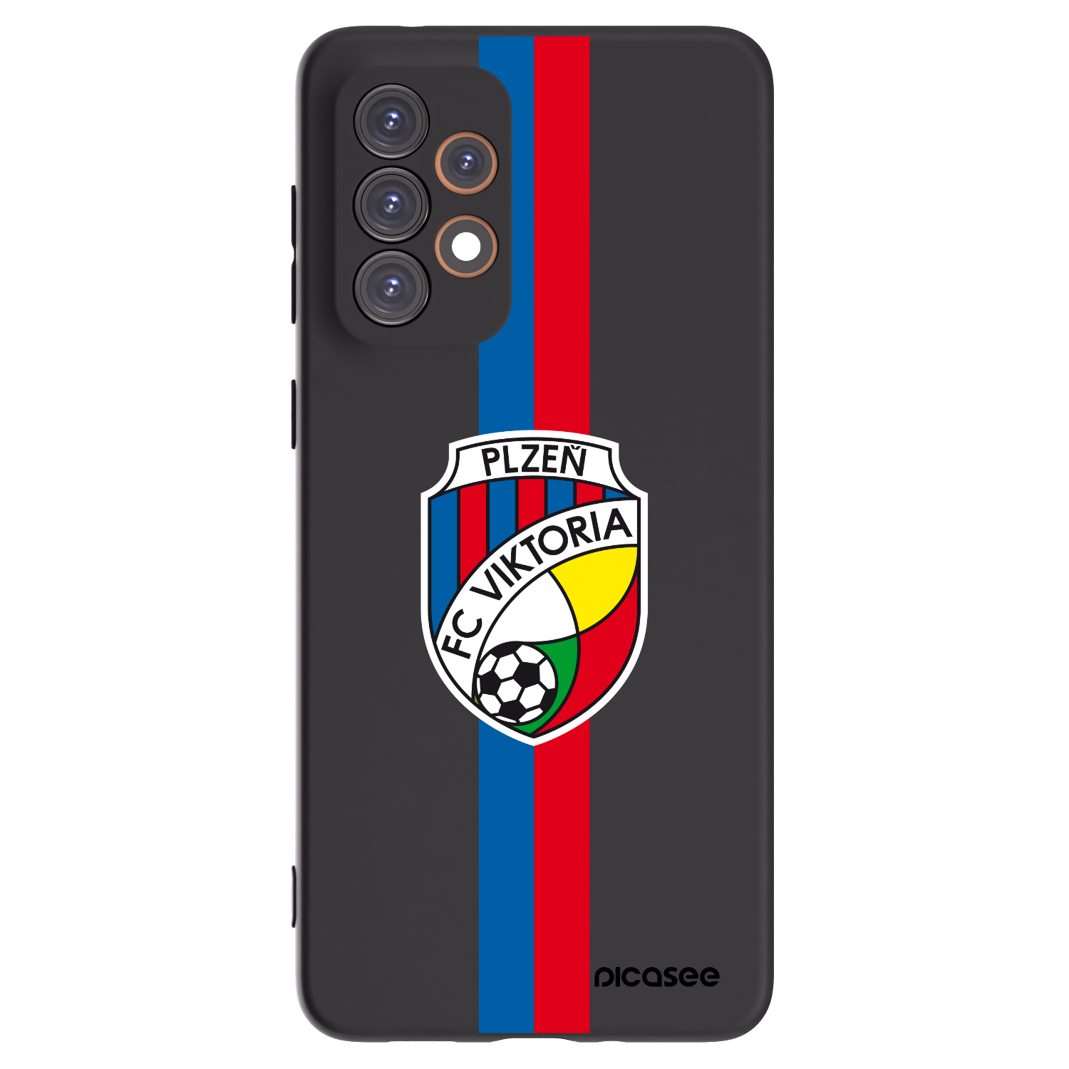 Picasee silikonový černý obal pro Samsung Galaxy A33 5G A336 - FC Viktoria Plzeň H