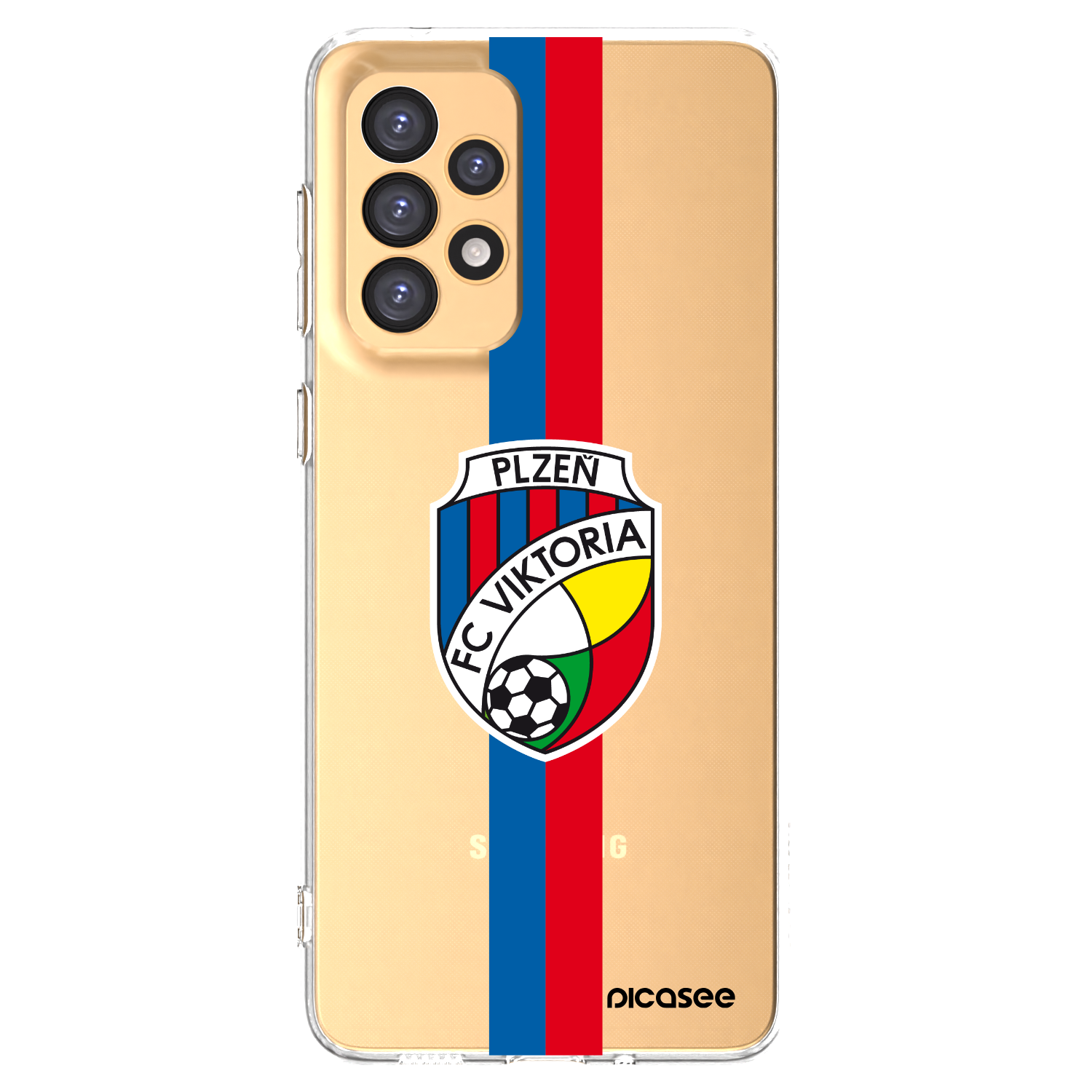 Picasee silikonový průhledný obal pro Samsung Galaxy A33 5G A336 - FC Viktoria Plzeň H