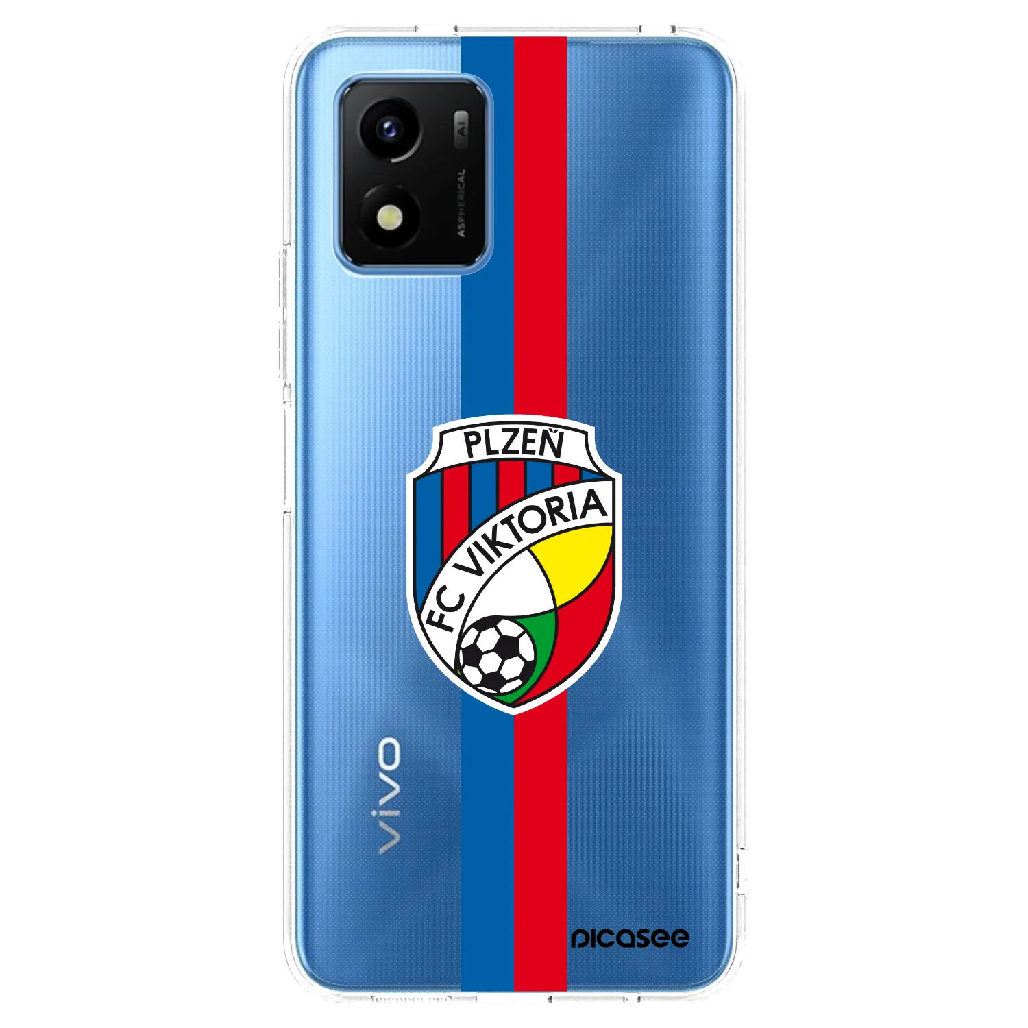 Picasee silikonový průhledný obal pro Vivo Y01 - FC Viktoria Plzeň H