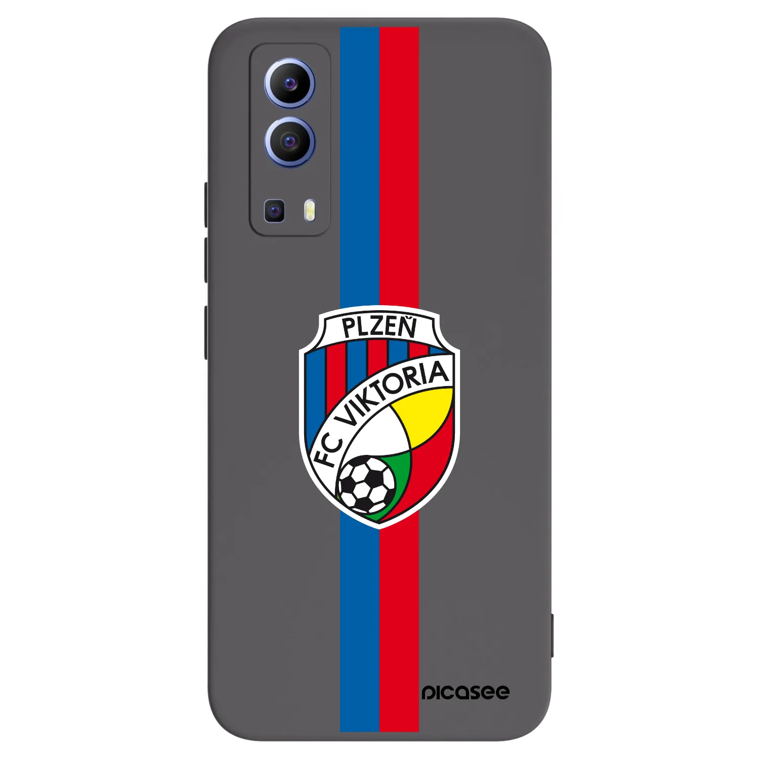 Picasee silikonový černý obal pro Vivo Y52 5G - FC Viktoria Plzeň H