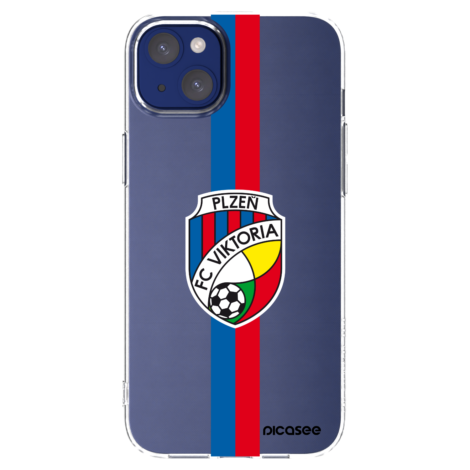 Picasee silikonový průhledný obal pro Apple iPhone 14 Plus - FC Viktoria Plzeň H