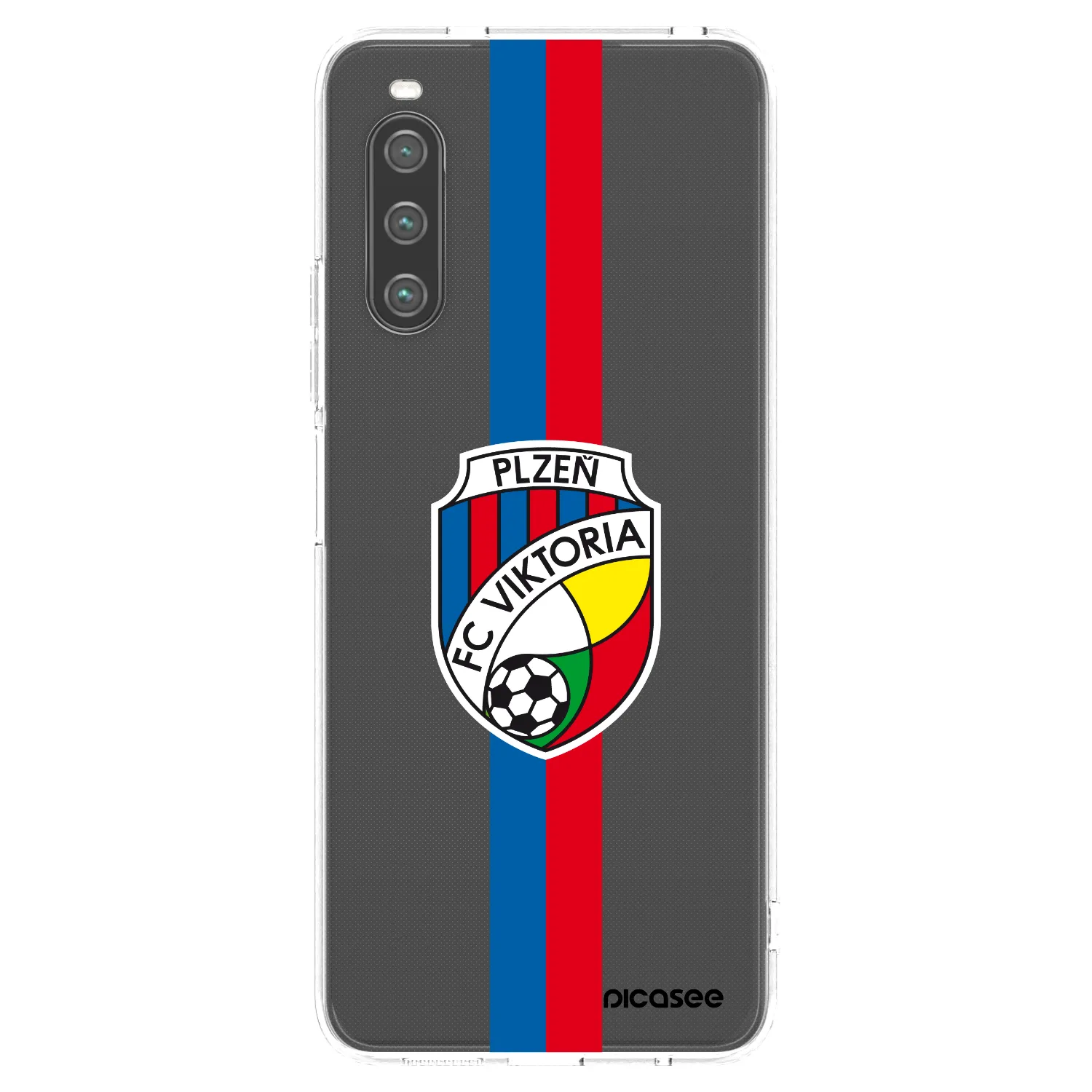 Picasee silikonový průhledný obal pro Sony Xperia 10 IV 5G - FC Viktoria Plzeň H