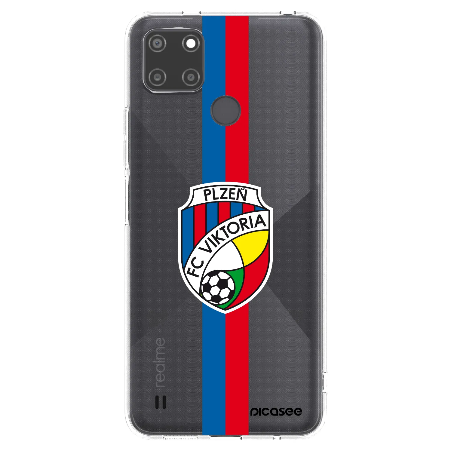 Picasee silikonový průhledný obal pro Realme C21Y - FC Viktoria Plzeň H