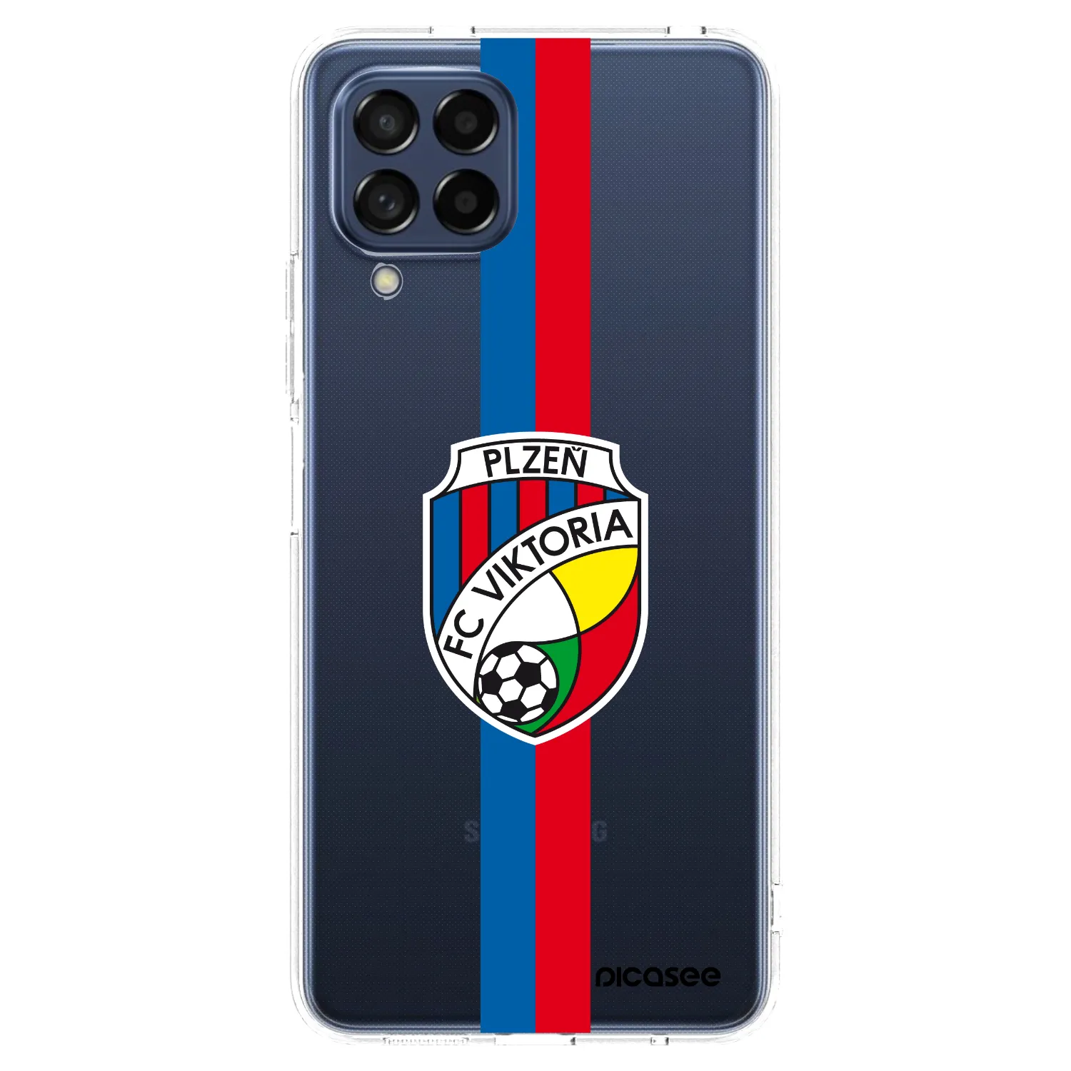 Picasee silikonový průhledný obal pro Samsung Galaxy M53 5G - FC Viktoria Plzeň H