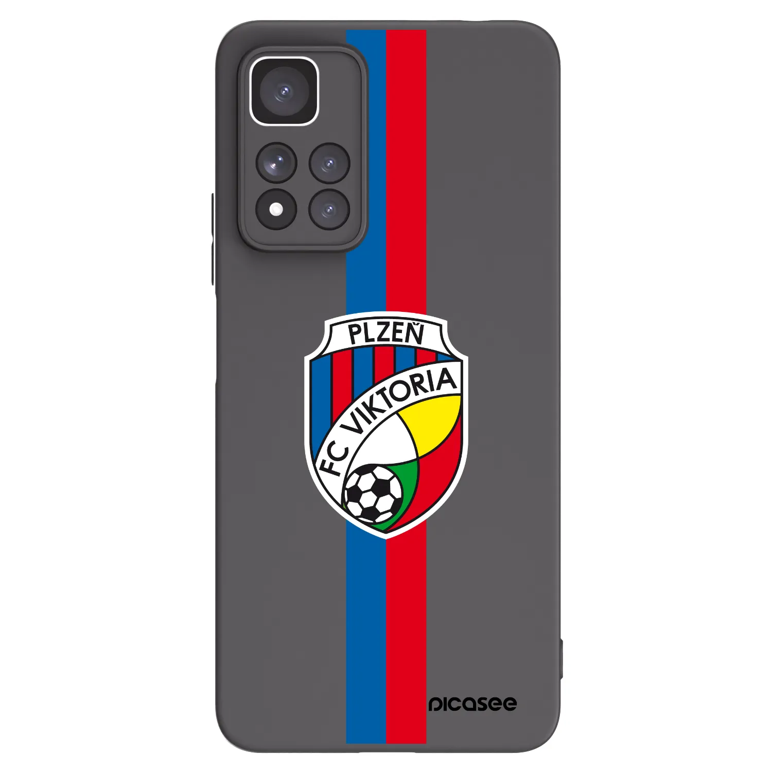 Picasee silikonový černý obal pro Xiaomi Redmi Note 11 Pro+ 5G - FC Viktoria Plzeň H