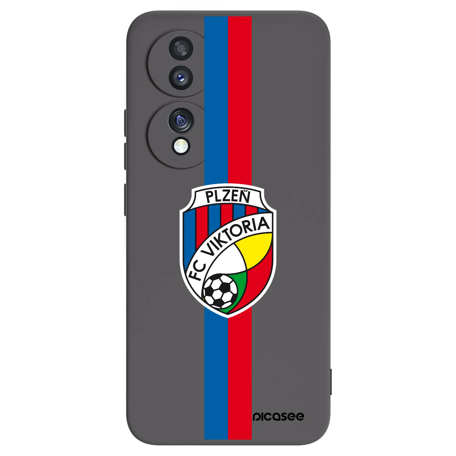 Picasee silikonový černý obal pro Honor 70 - FC Viktoria Plzeň H