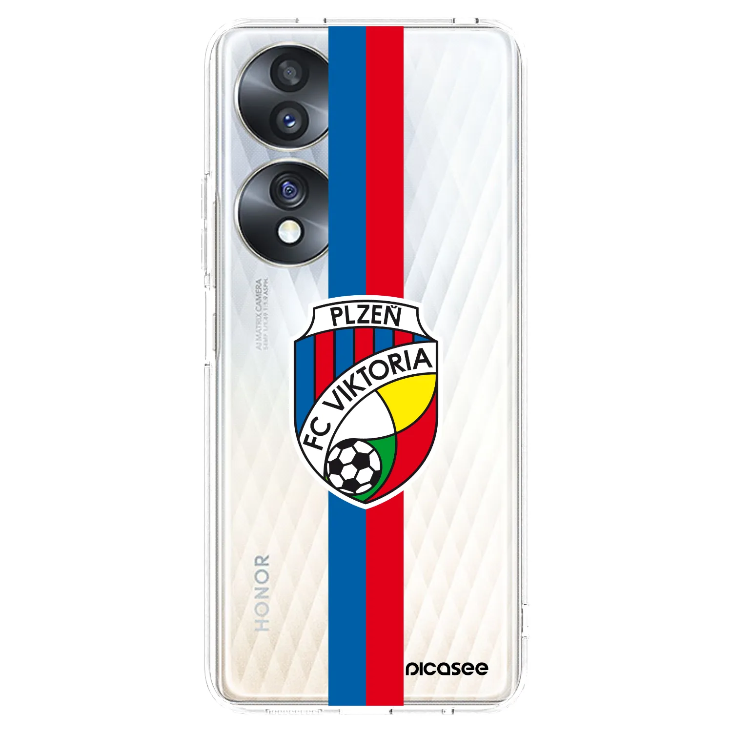 Picasee silikonový průhledný obal pro Honor 70 - FC Viktoria Plzeň H