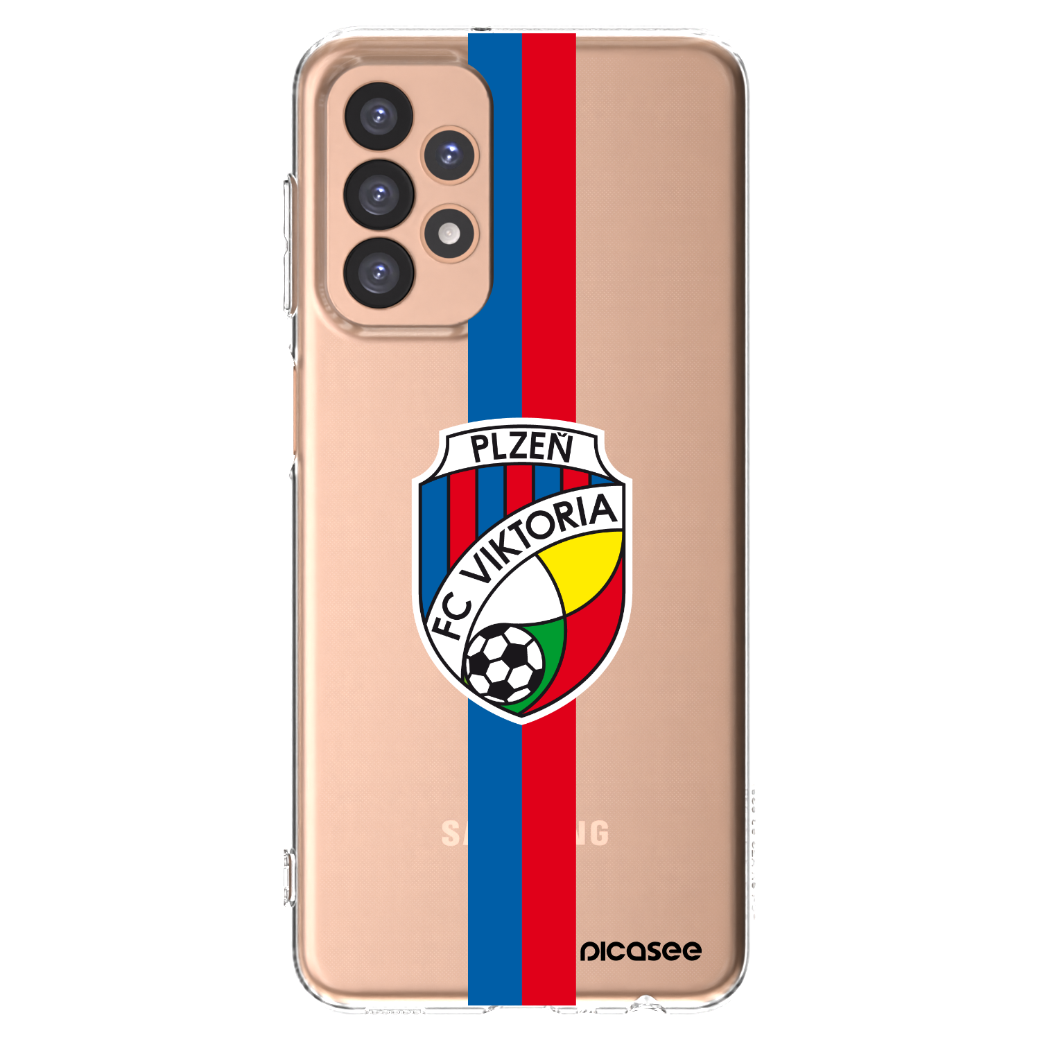 Picasee silikonový průhledný obal pro Samsung Galaxy A23 A236B 5G - FC Viktoria Plzeň H