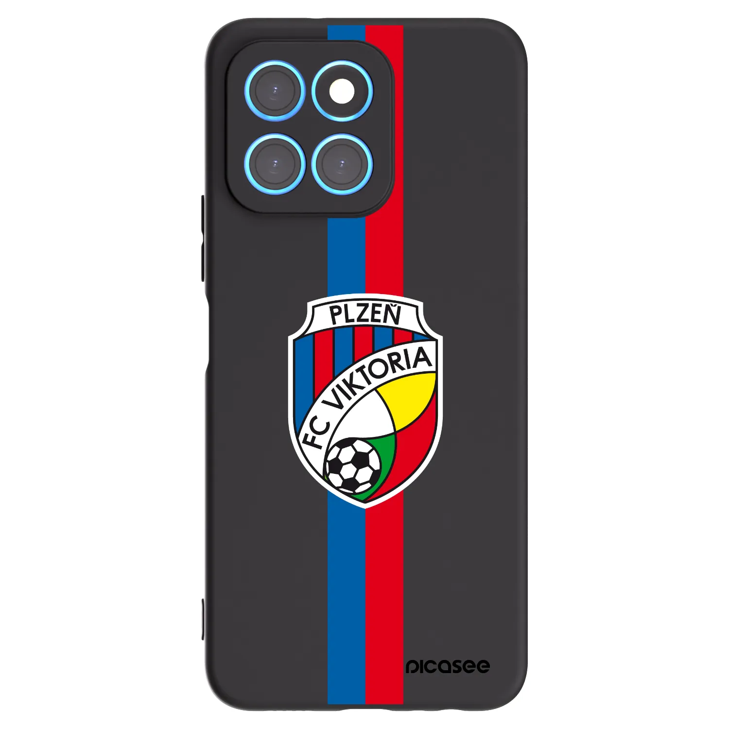 Picasee silikonový černý obal pro Honor X6 - FC Viktoria Plzeň H