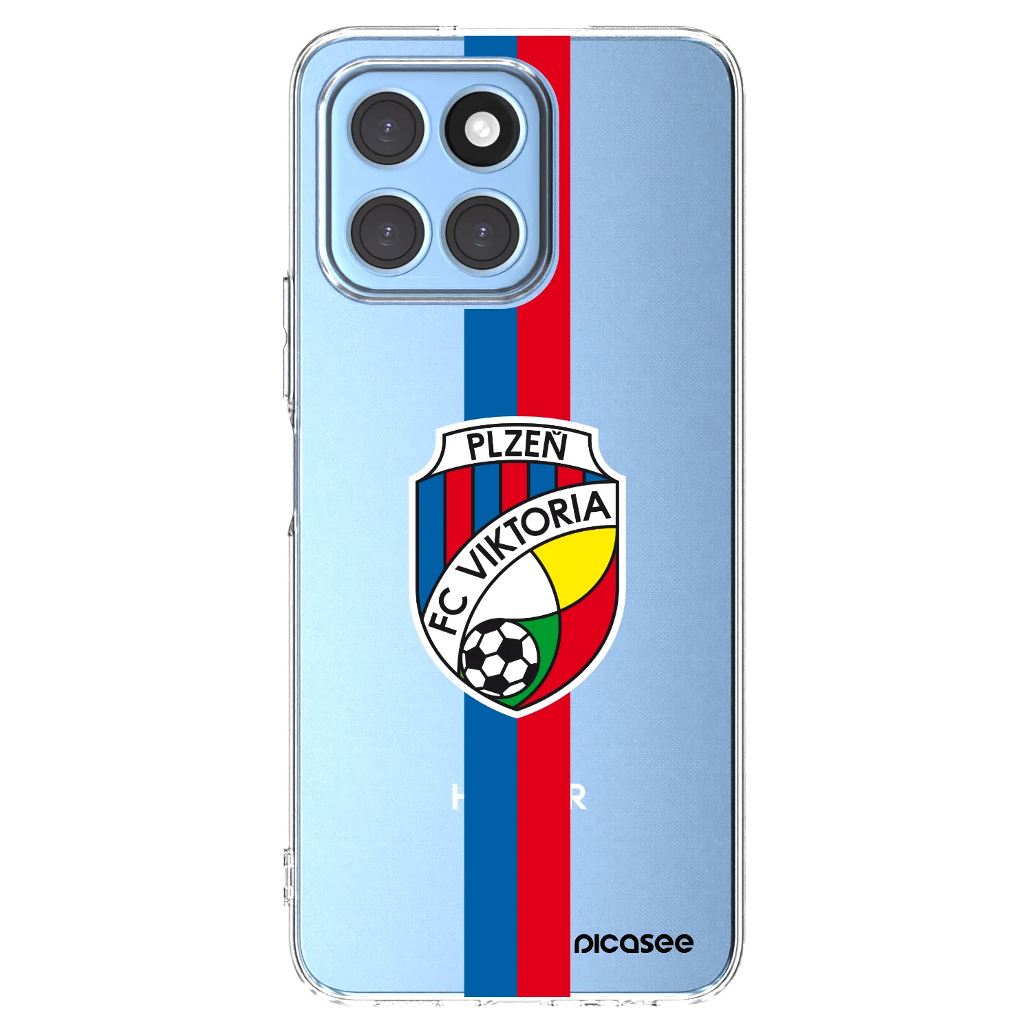 Picasee silikonový průhledný obal pro Honor X6 - FC Viktoria Plzeň H