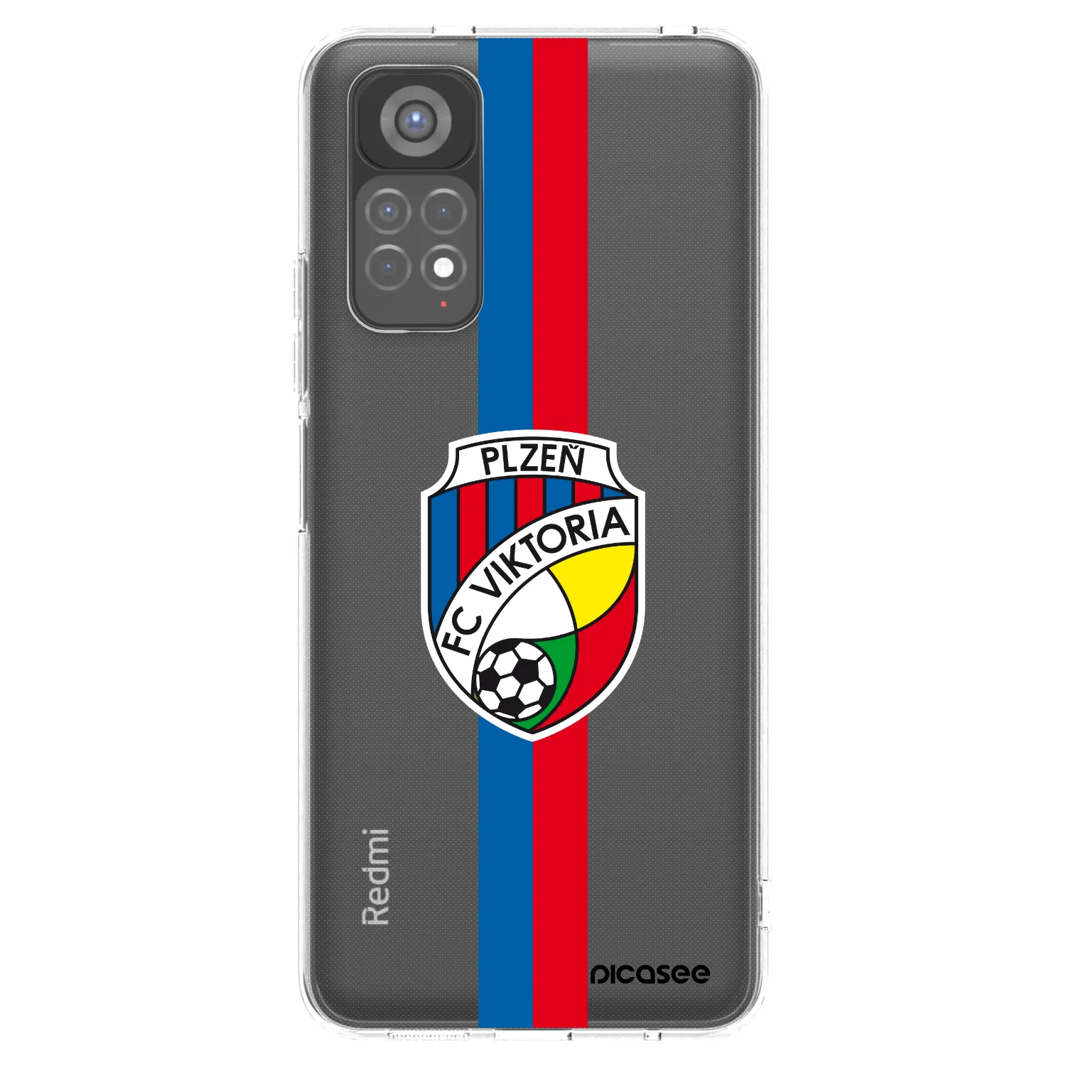 Picasee silikonový průhledný obal pro Xiaomi Redmi Note 11S 5G - FC Viktoria Plzeň H