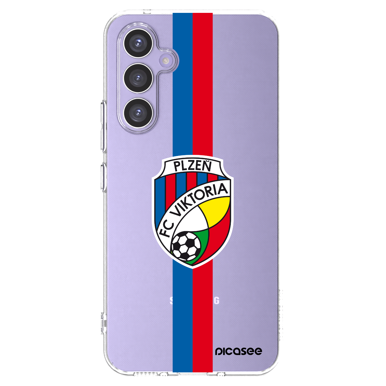 Picasee silikonový průhledný obal pro Samsung Galaxy A54 5G A546B - FC Viktoria Plzeň H