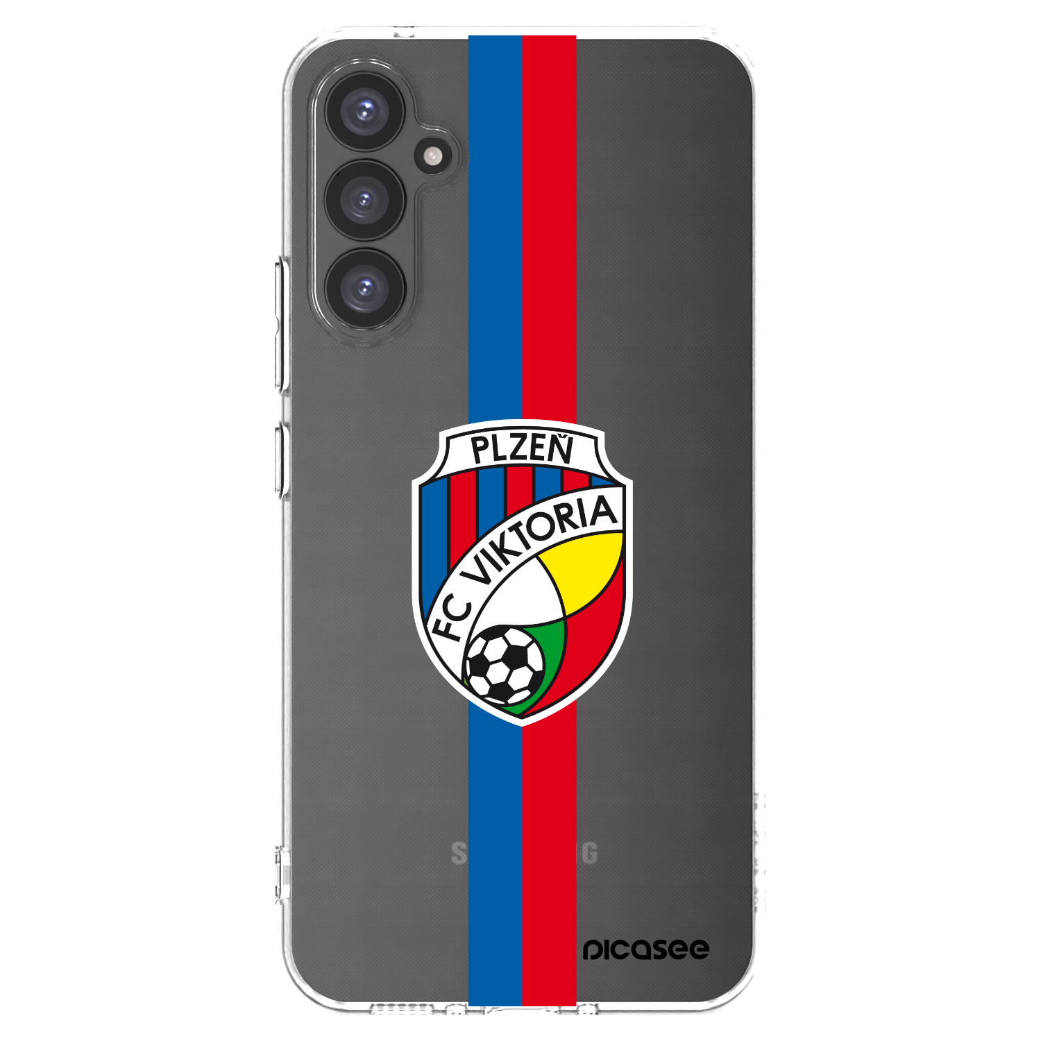 Picasee silikonový průhledný obal pro Samsung Galaxy A34 5G A346B - FC Viktoria Plzeň H